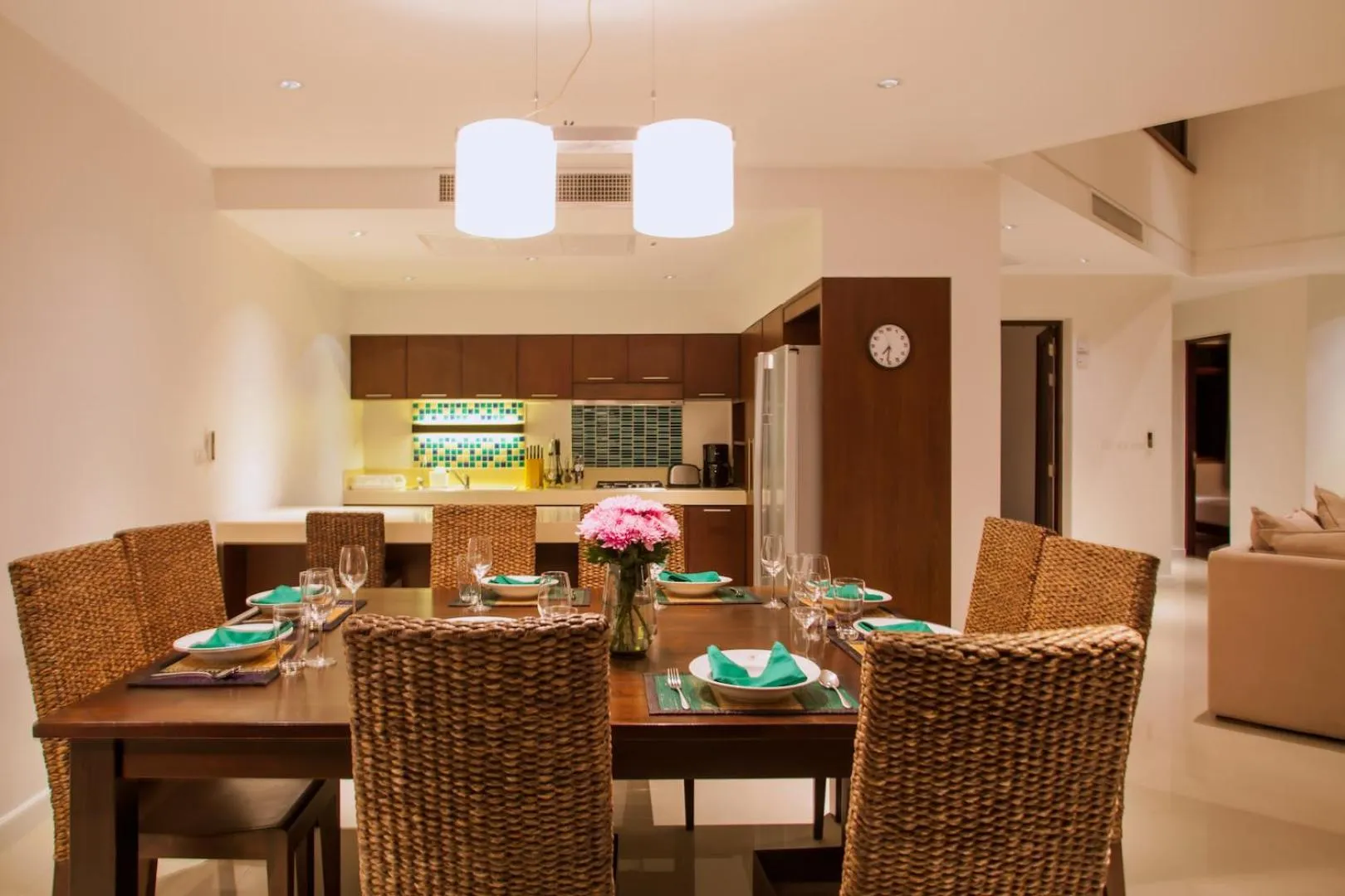 Kitchen or kitchenette in Amatapura Villa 26