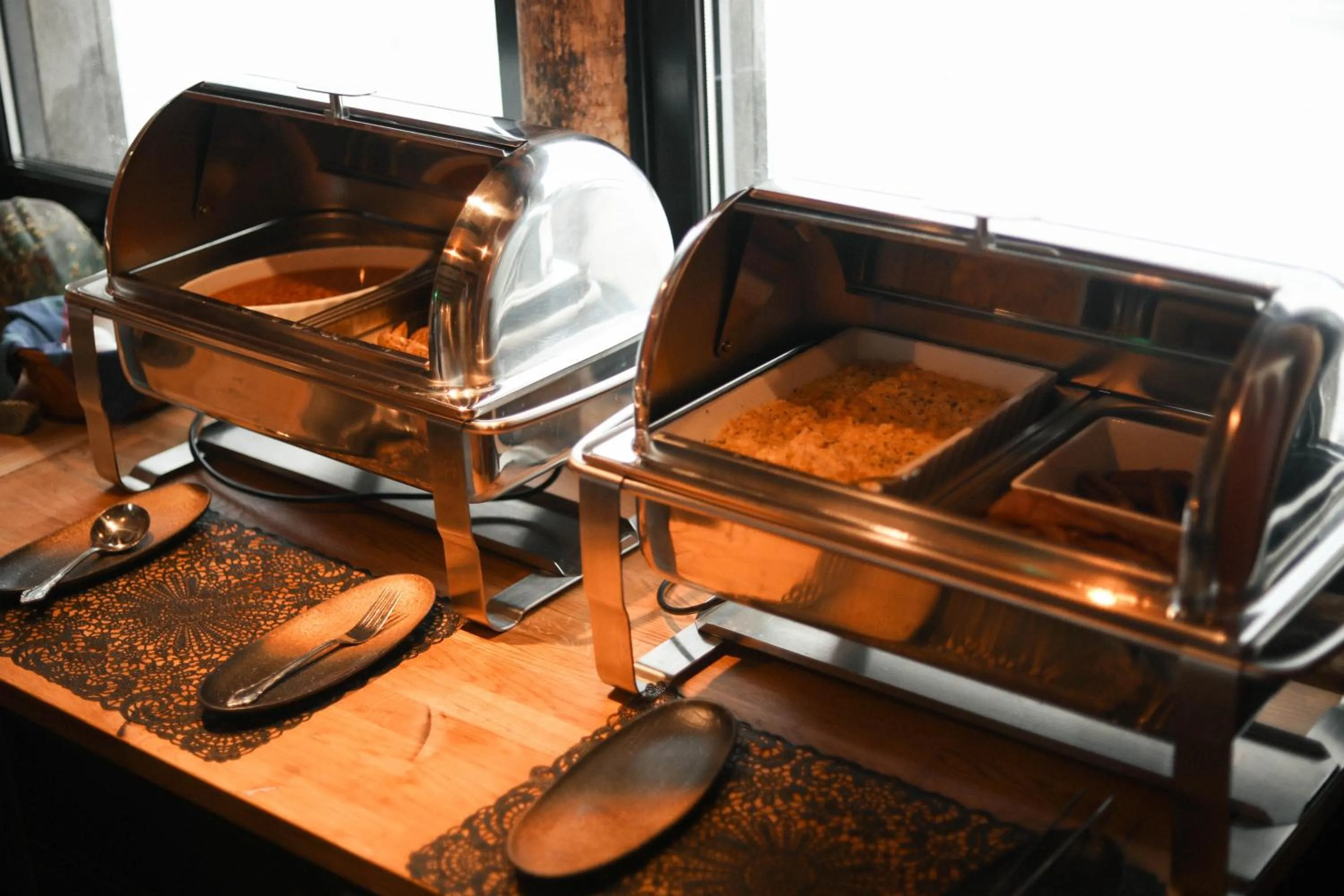 Buffet breakfast in Mary-Ann's Polarrigg