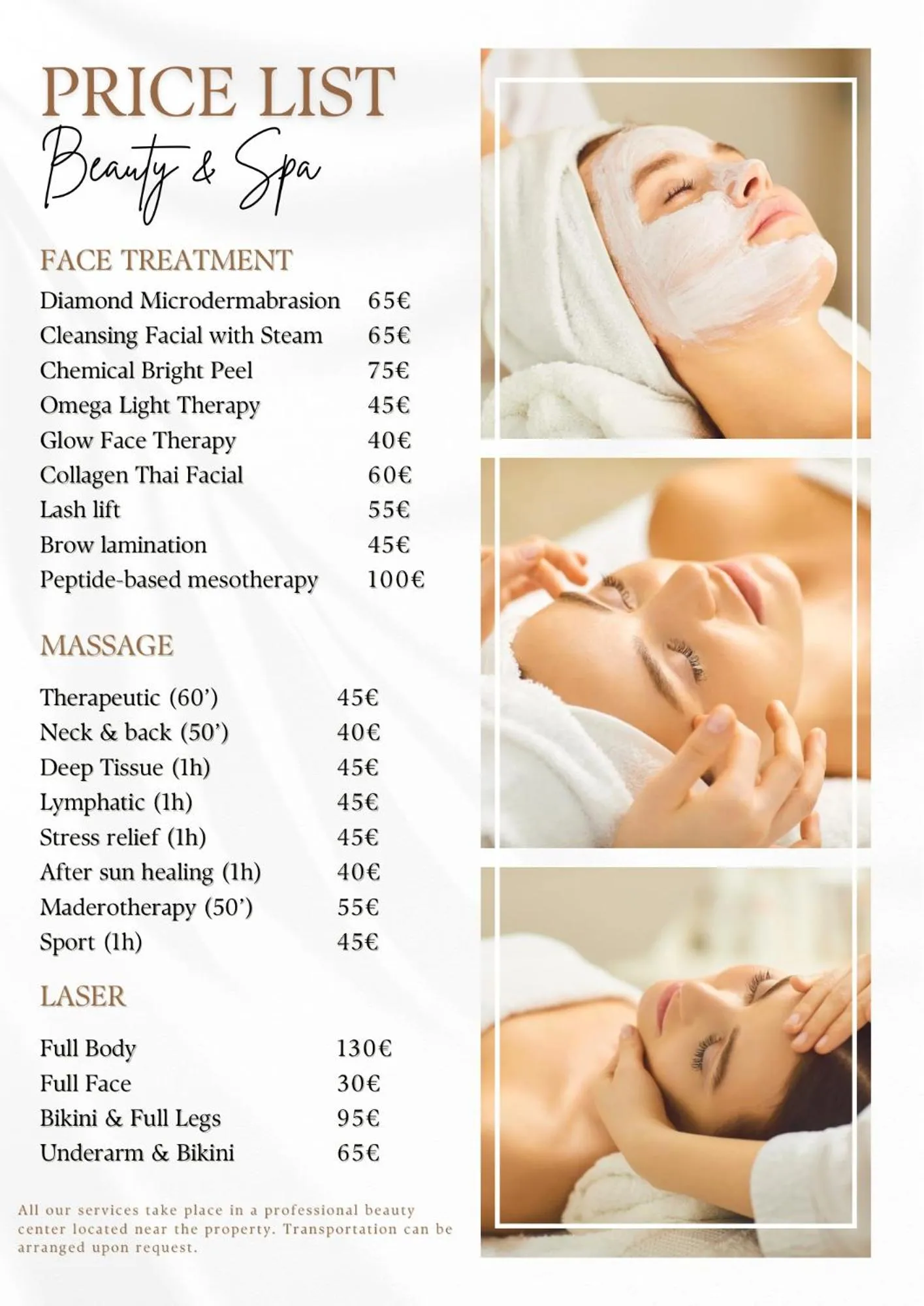 Spa and wellness centre/facilities in A&D Apartments