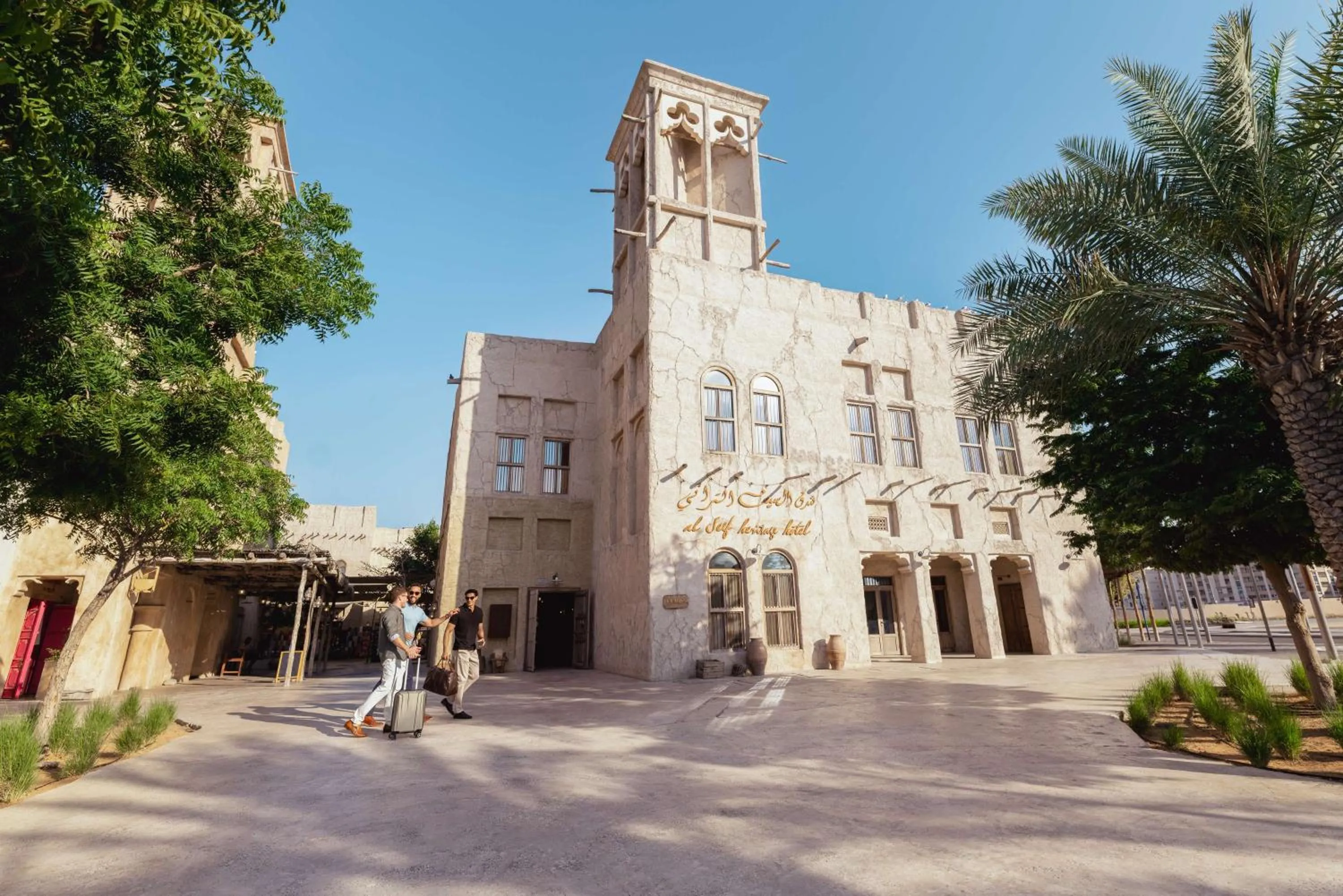 Property building in Al Seef Heritage Hotel Dubai, Curio Collection by Hilton