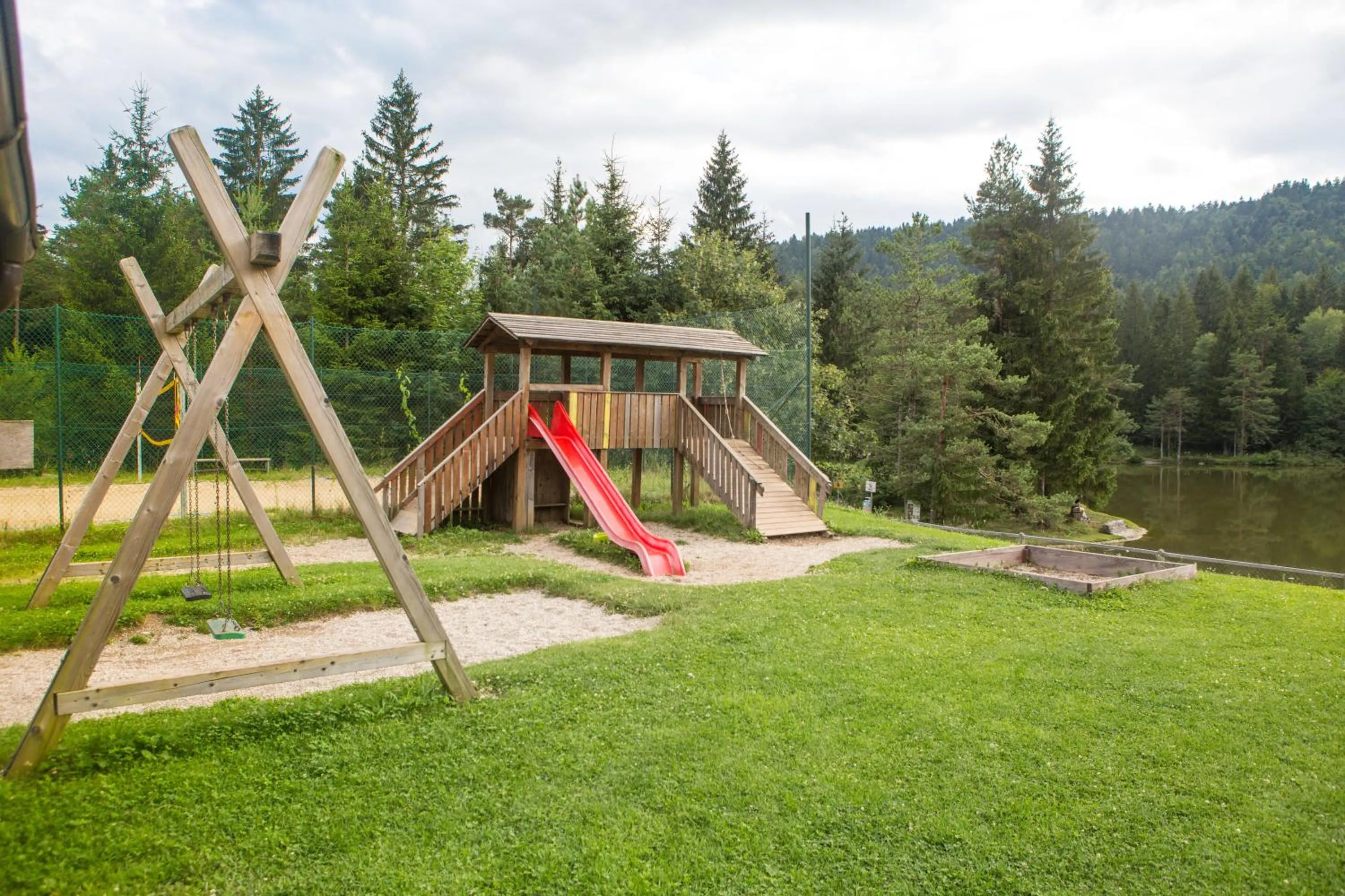 Garden in Hotel Rakitna