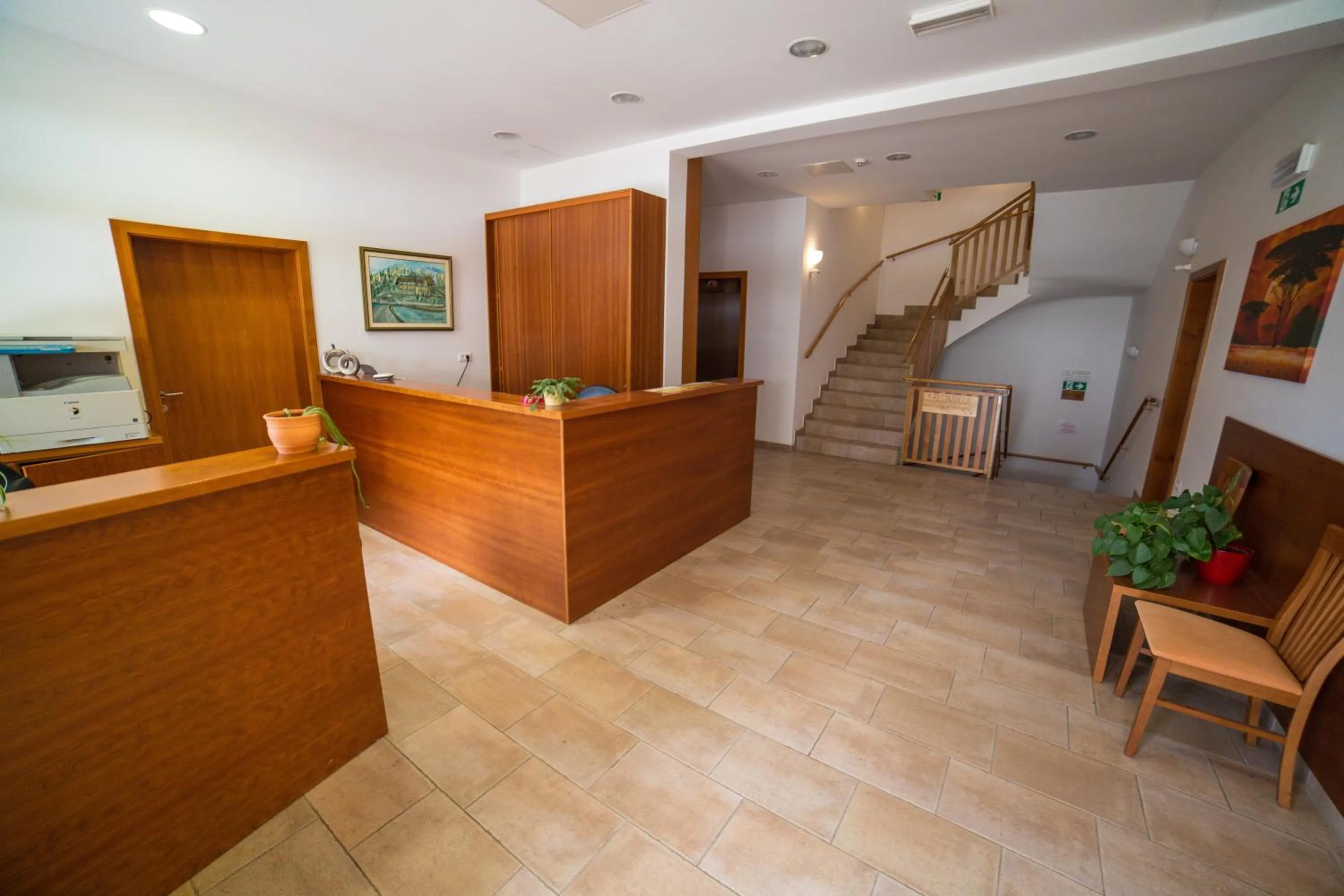 Lobby or reception in Hotel Rakitna