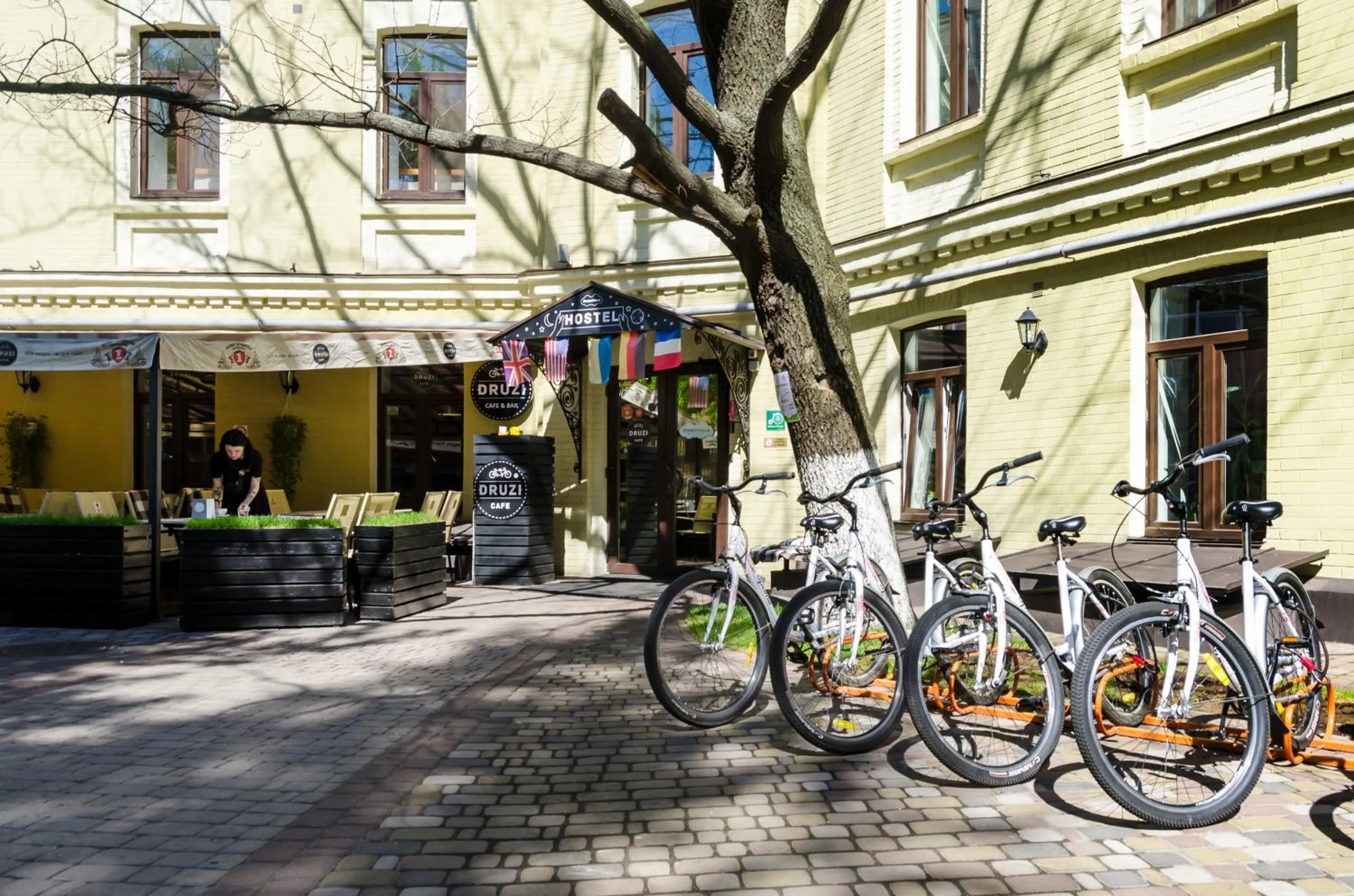 Facade/entrance in DREAM Hostel Kyiv