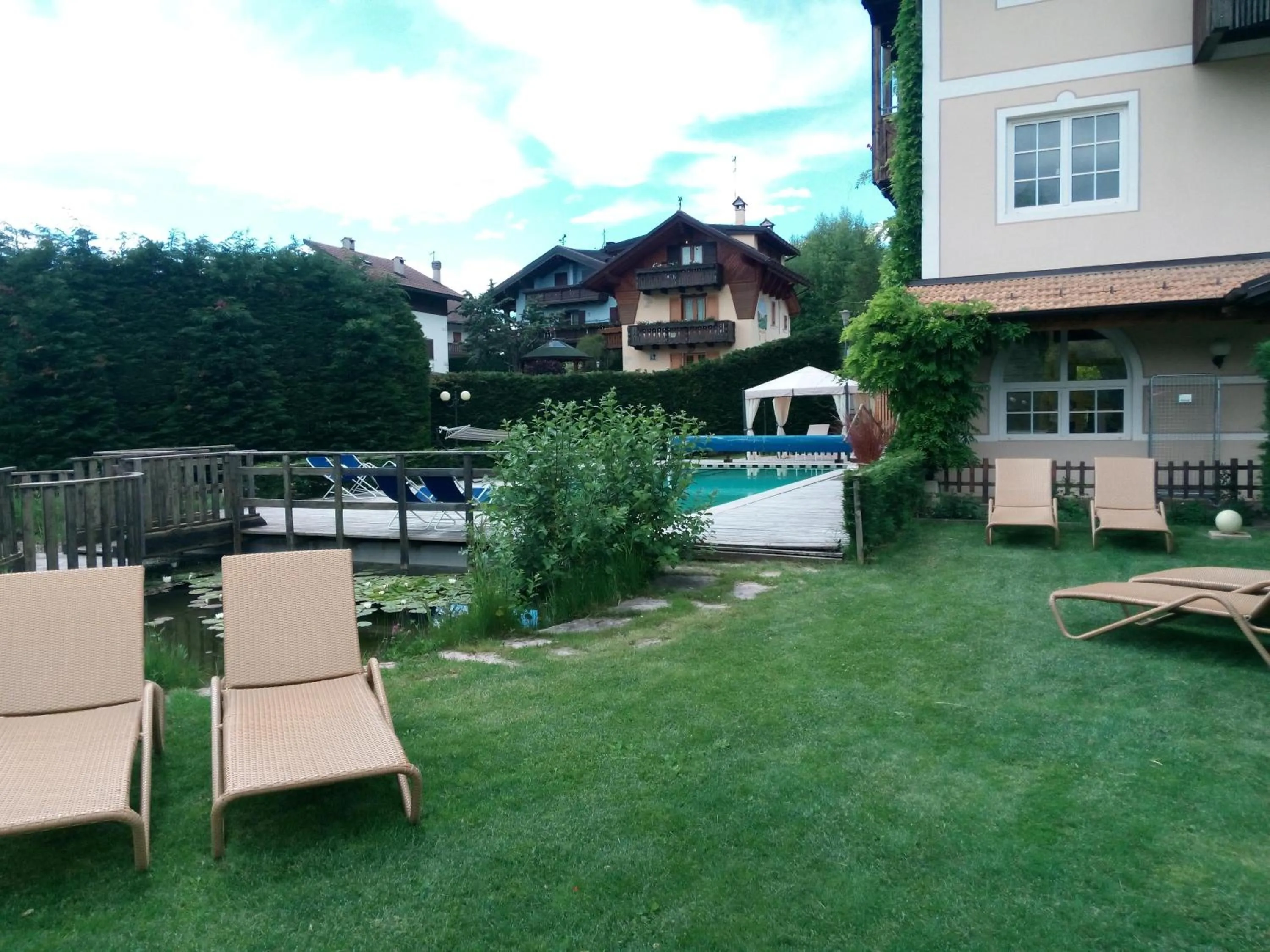 Garden in Alpen Hotel Eghel