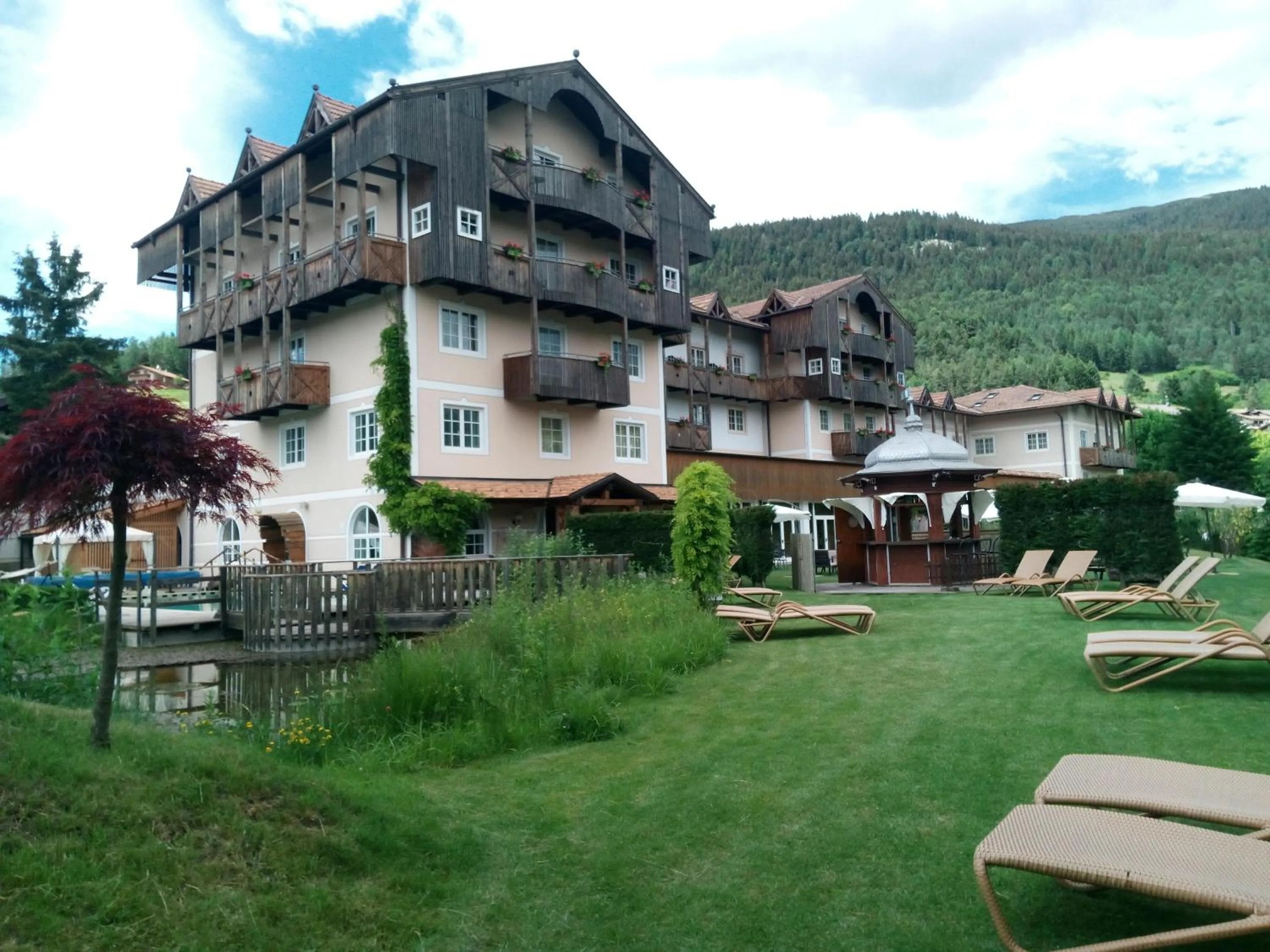 Garden in Alpen Hotel Eghel