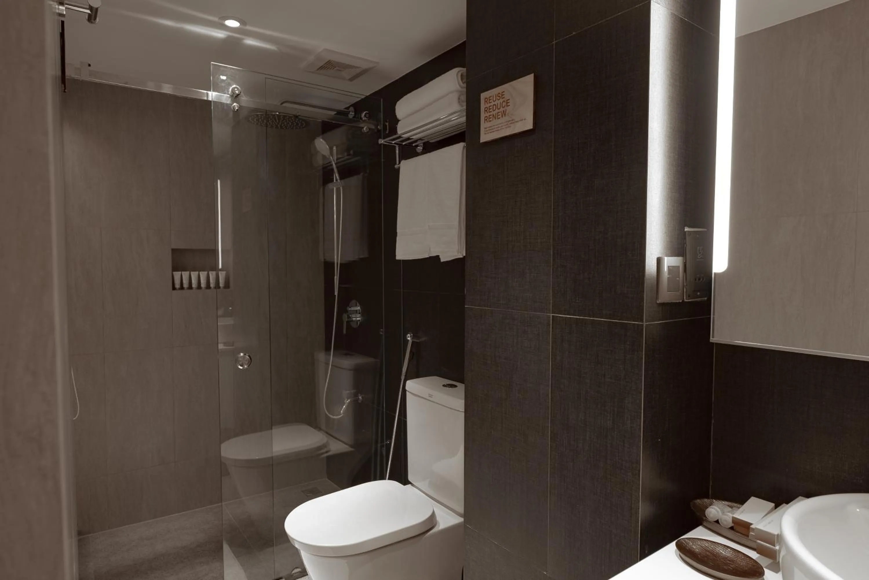 Shower in Amina Residency