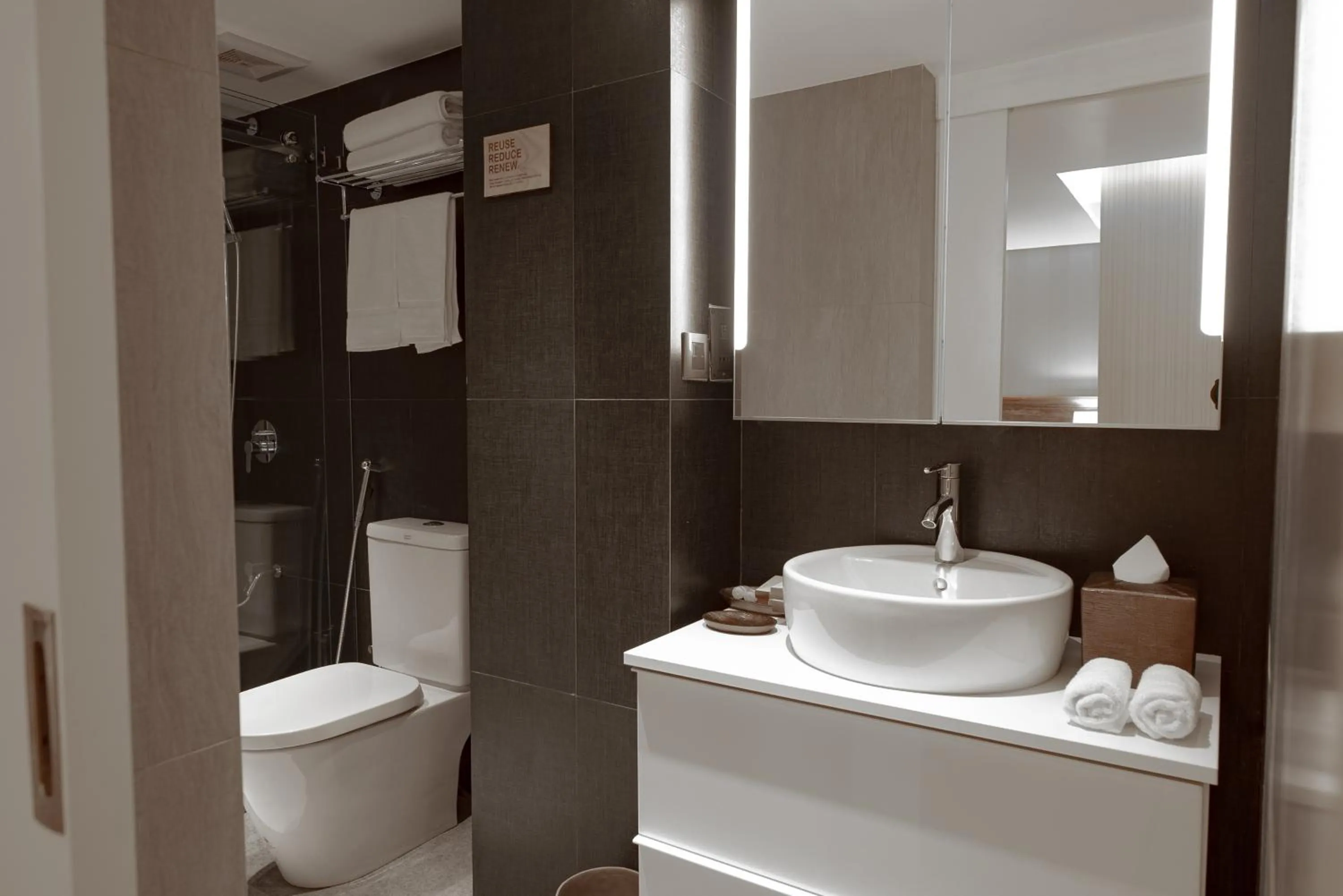 Toilet in Amina Residency