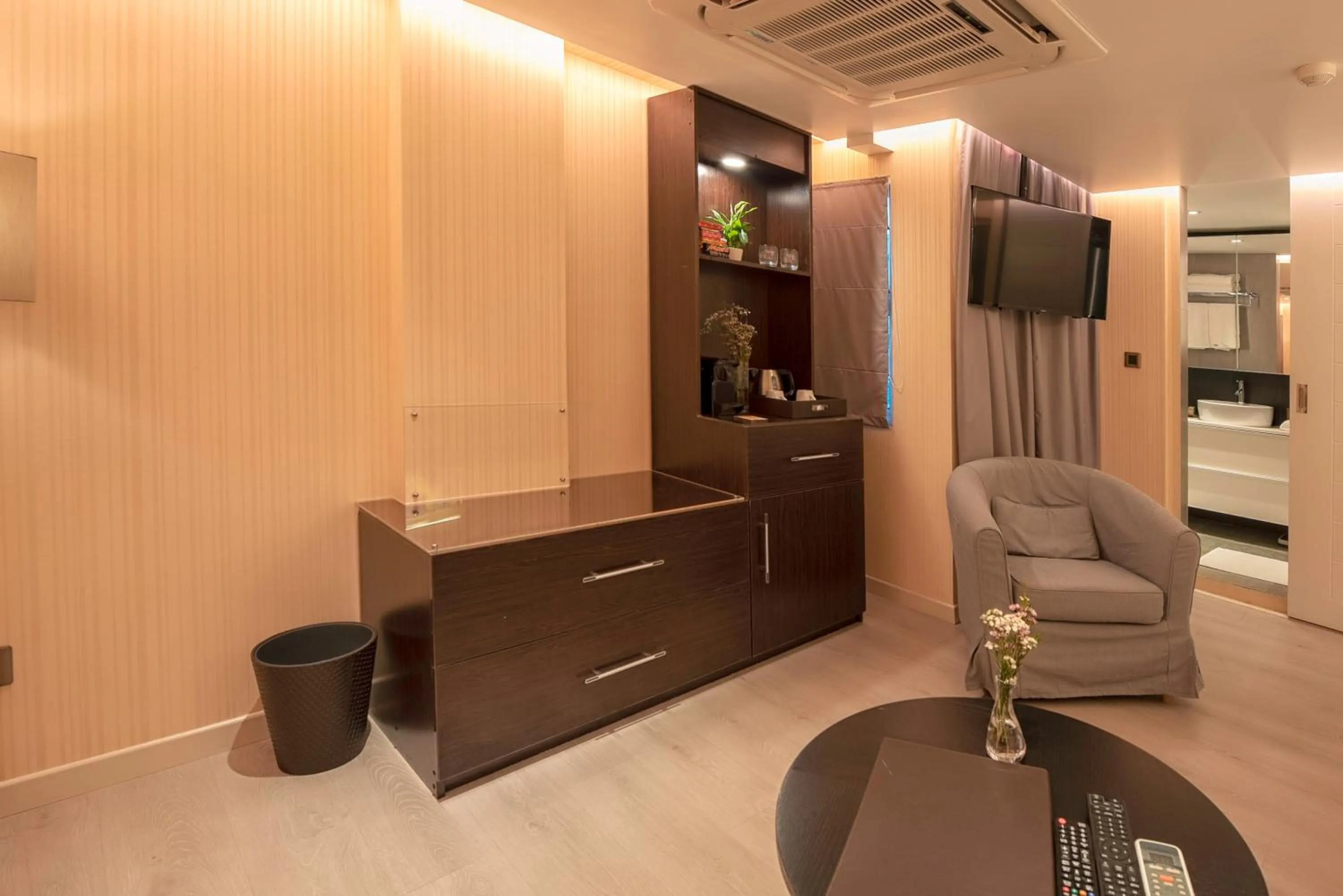 Seating area in Amina Residency