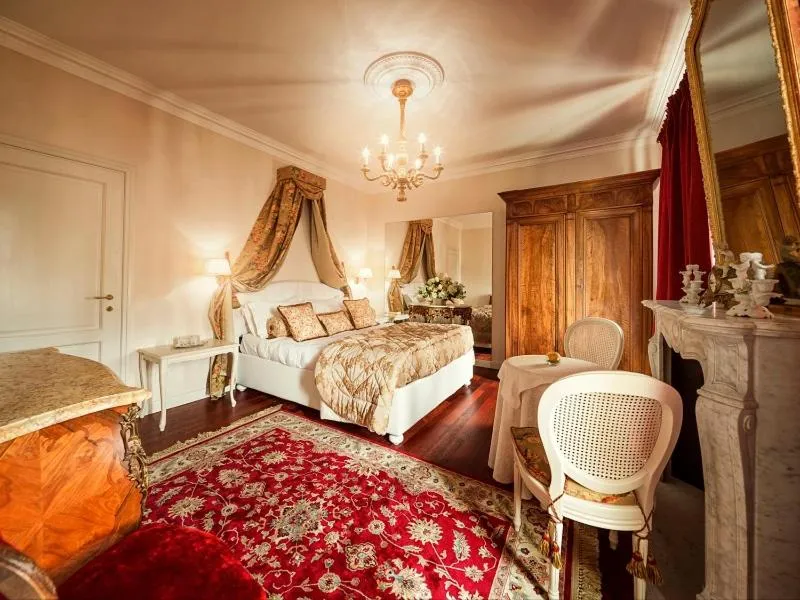 Bed in Duchessa Margherita Chateaux & Hotels