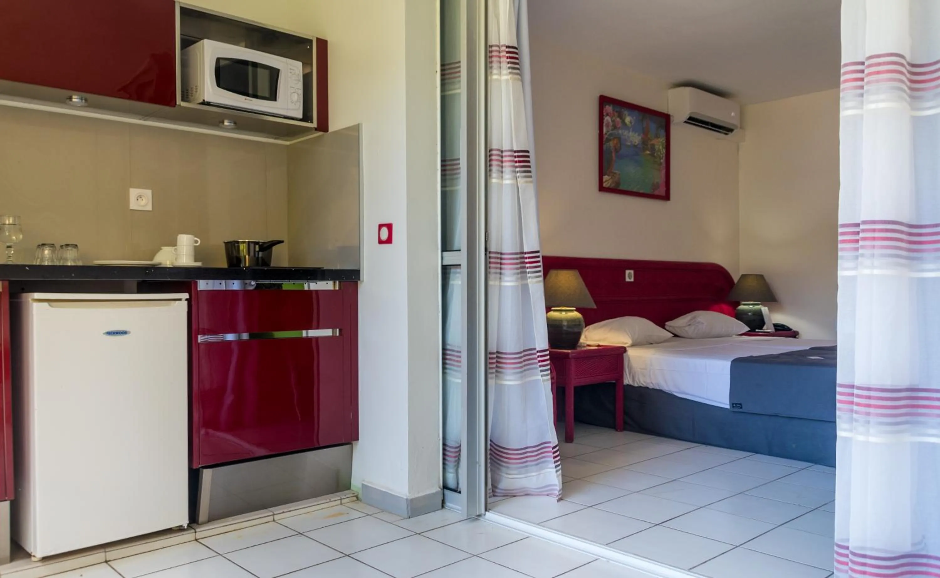 Bed in Canella Beach Hotel