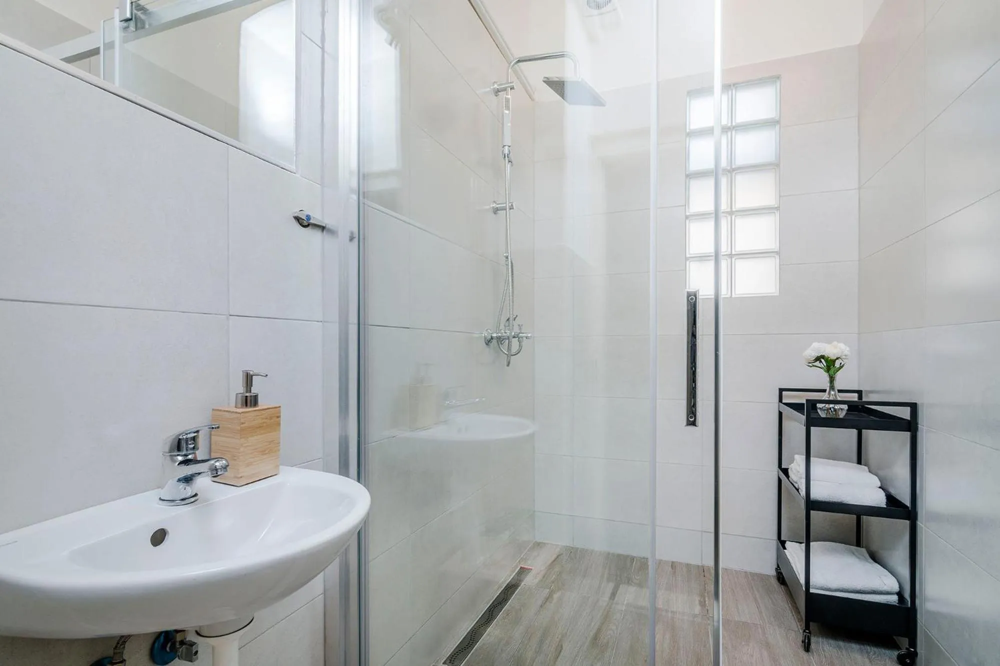Bathroom in Historic Centre Prague Apartments by Michal&Friends