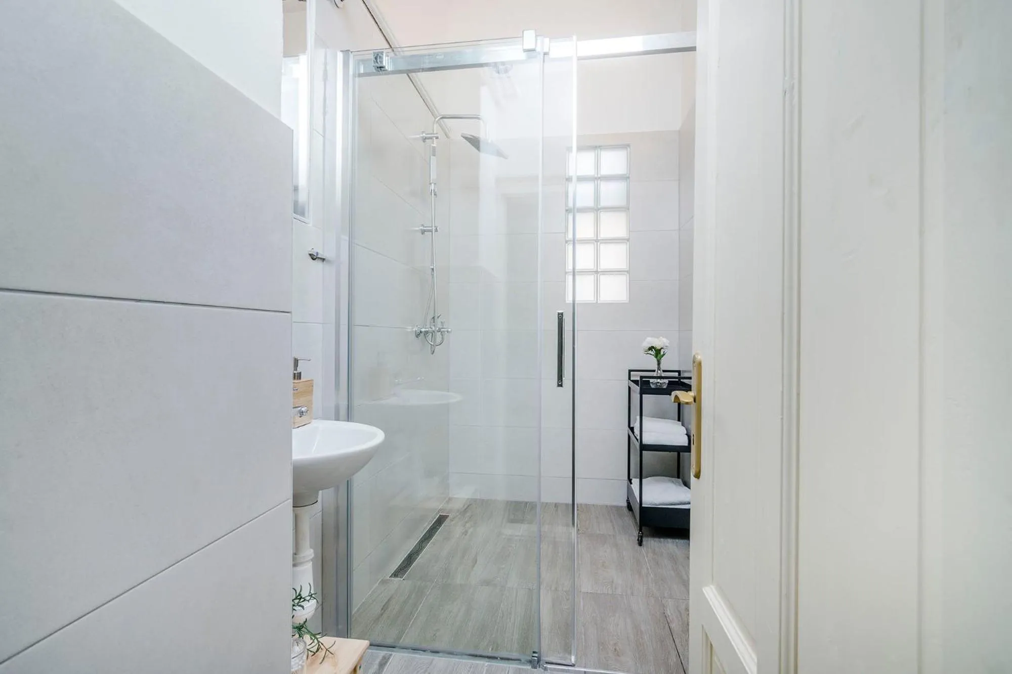 Bathroom in Historic Centre Prague Apartments by Michal&Friends