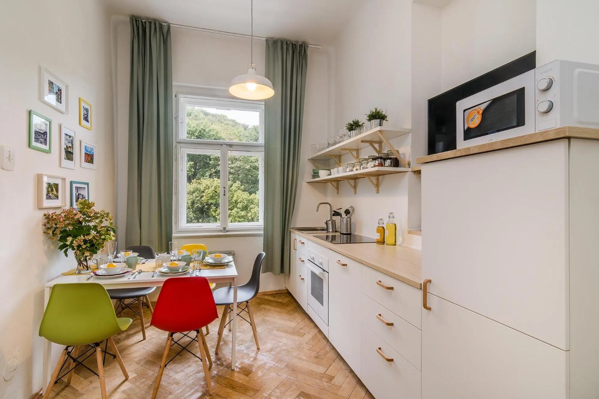 Kitchen or kitchenette in Historic Centre Prague Apartments by Michal&Friends