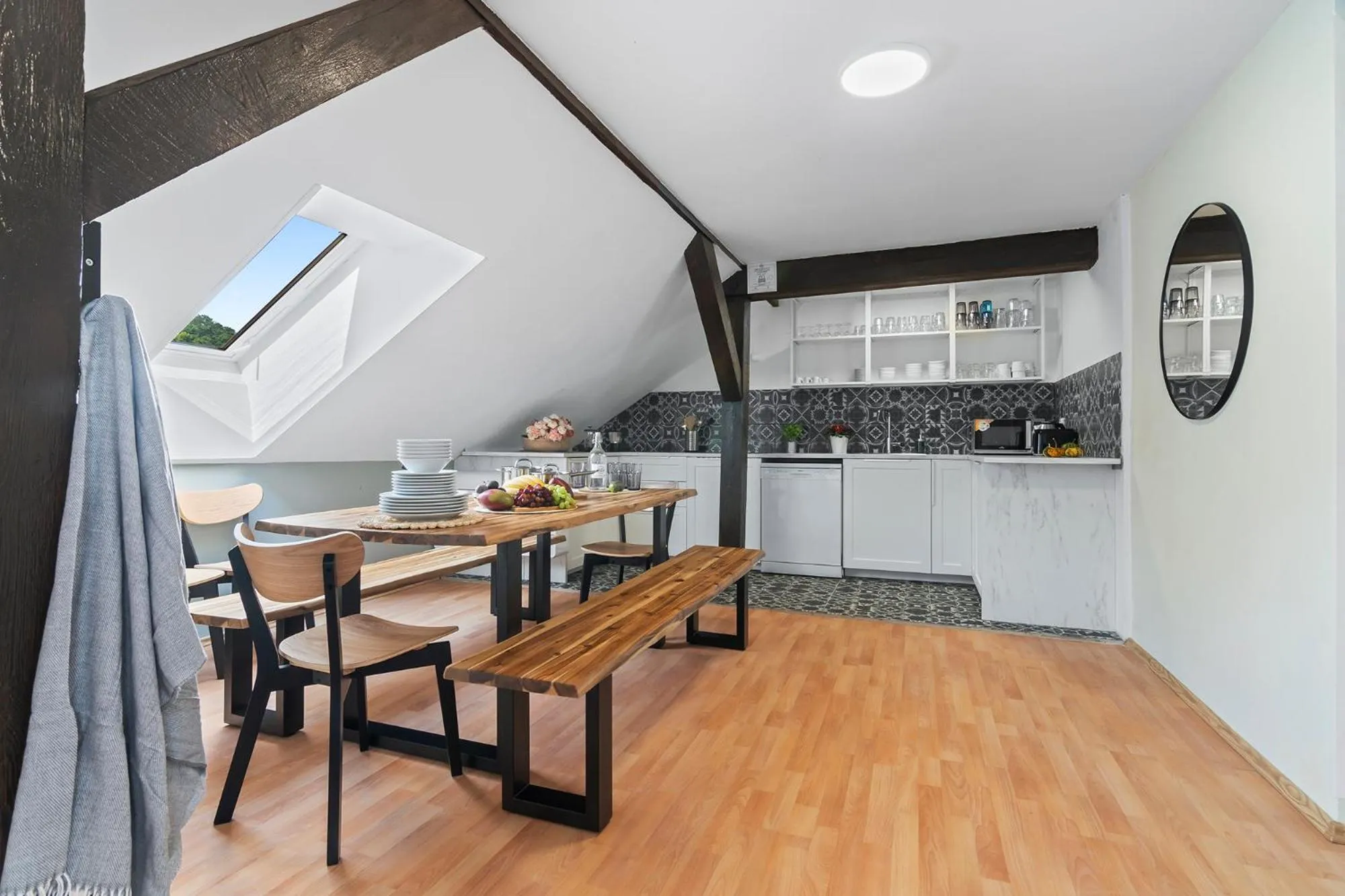 Kitchen or kitchenette in Historic Centre Prague Apartments by Michal&Friends