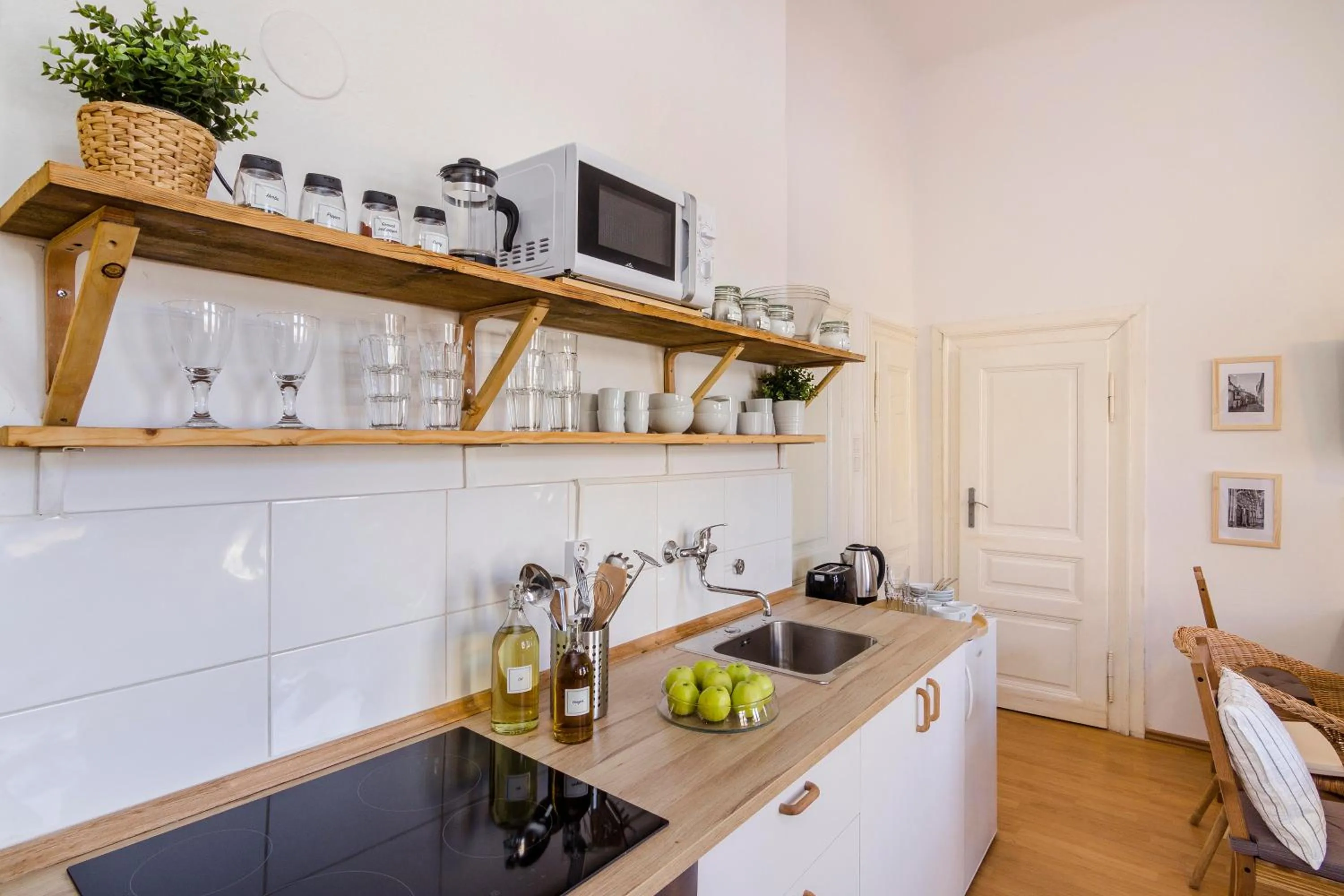 Kitchen or kitchenette in Historic Centre Prague Apartments by Michal&Friends