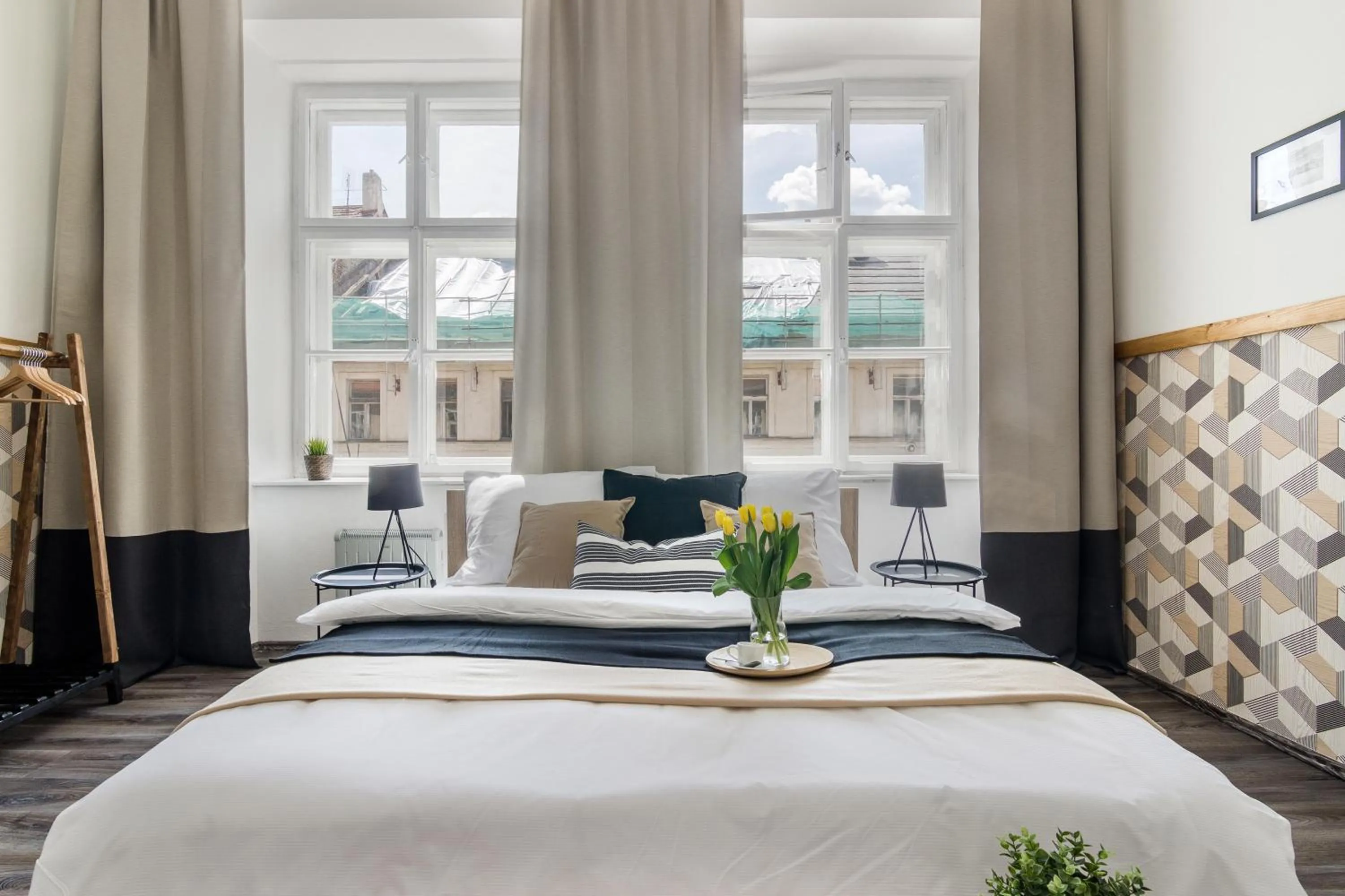 Bedroom, Bed in Historic Centre Prague Apartments by Michal&Friends