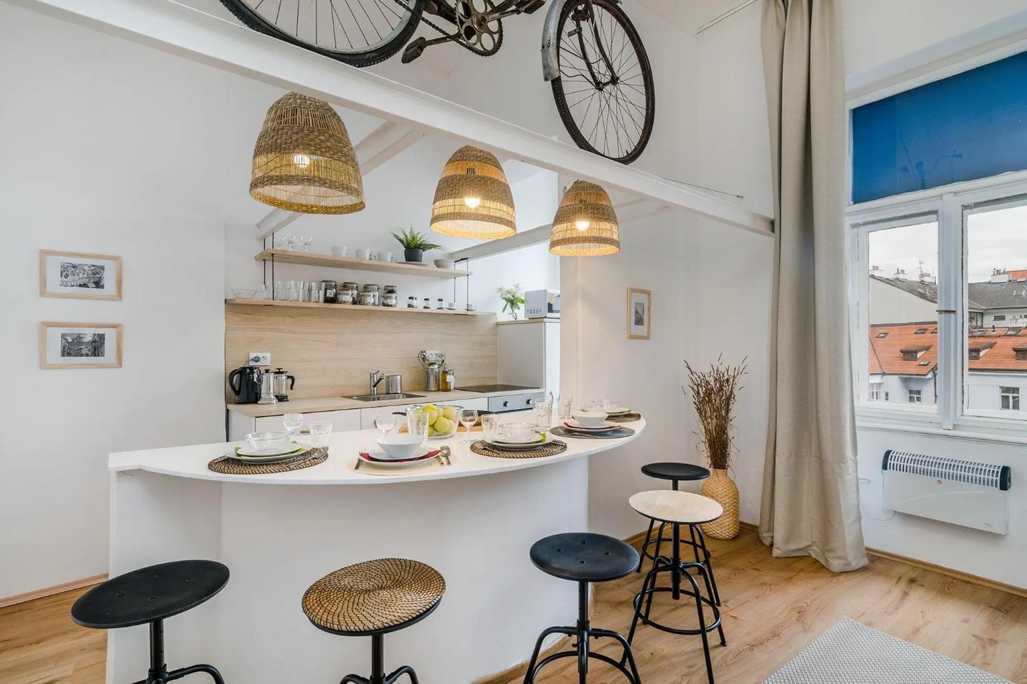 Dining area in Historic Centre Prague Apartments by Michal&Friends