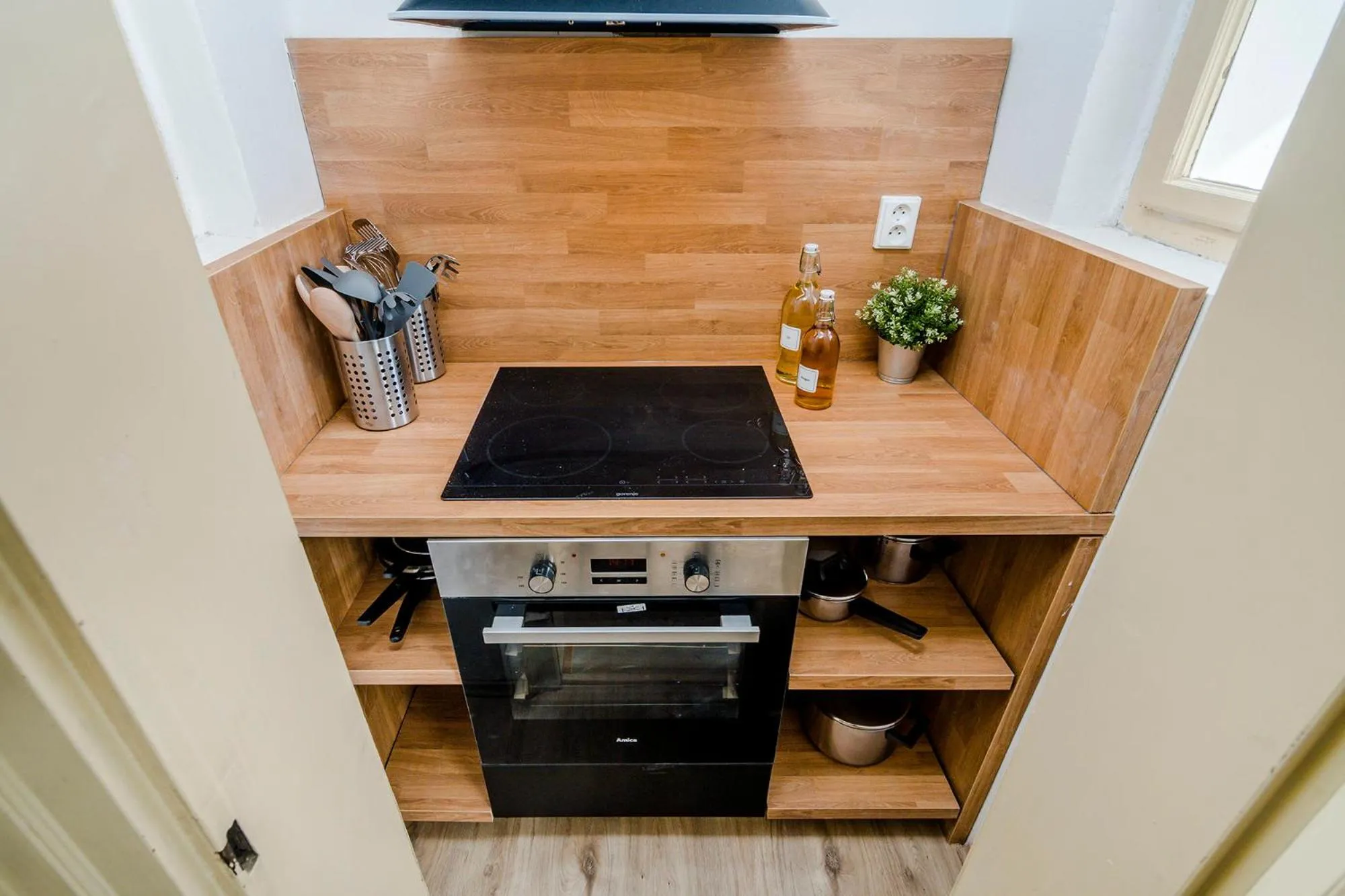 kitchen in Historic Centre Prague Apartments by Michal&Friends