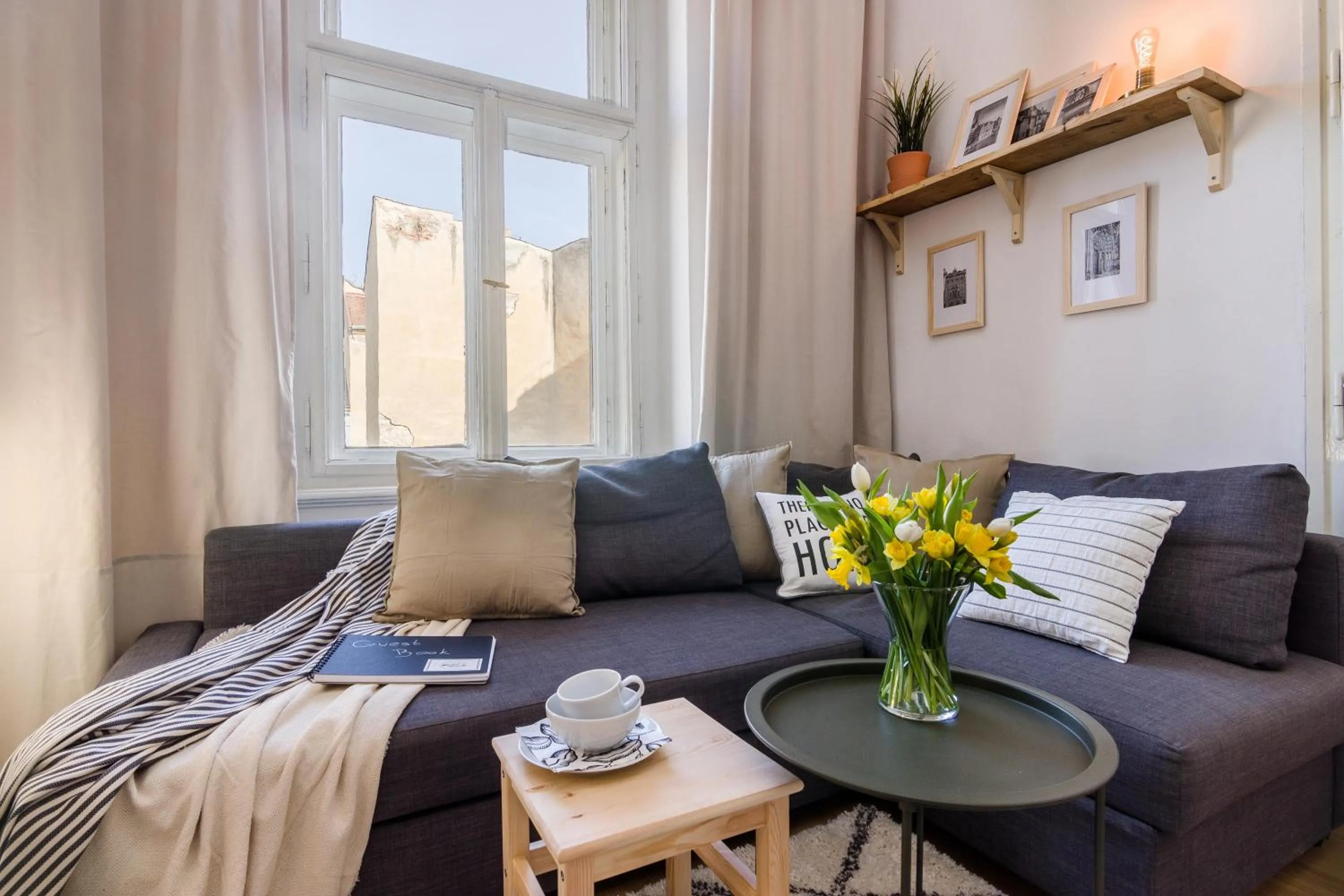 Living room in Historic Centre Prague Apartments by Michal&Friends