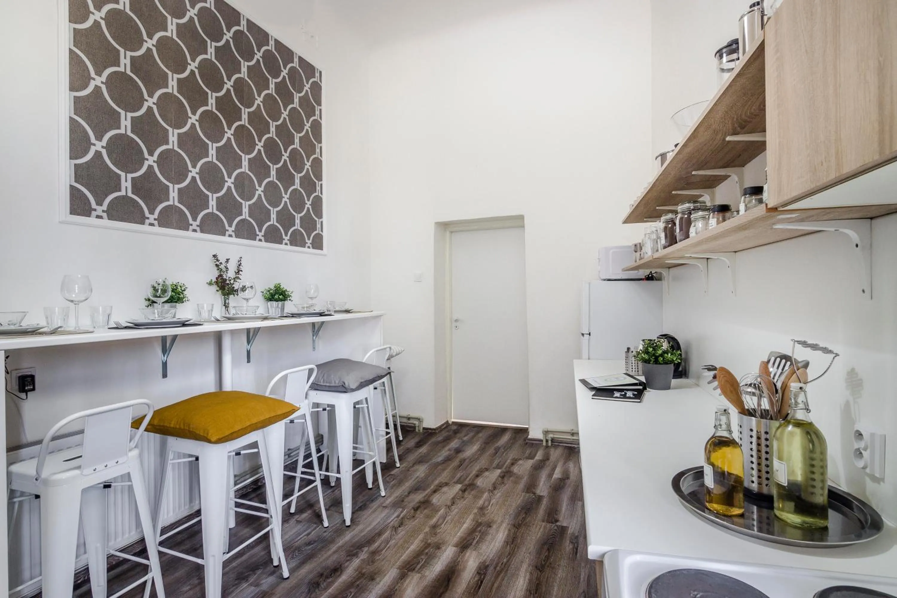 Kitchen or kitchenette in Historic Centre Prague Apartments by Michal&Friends