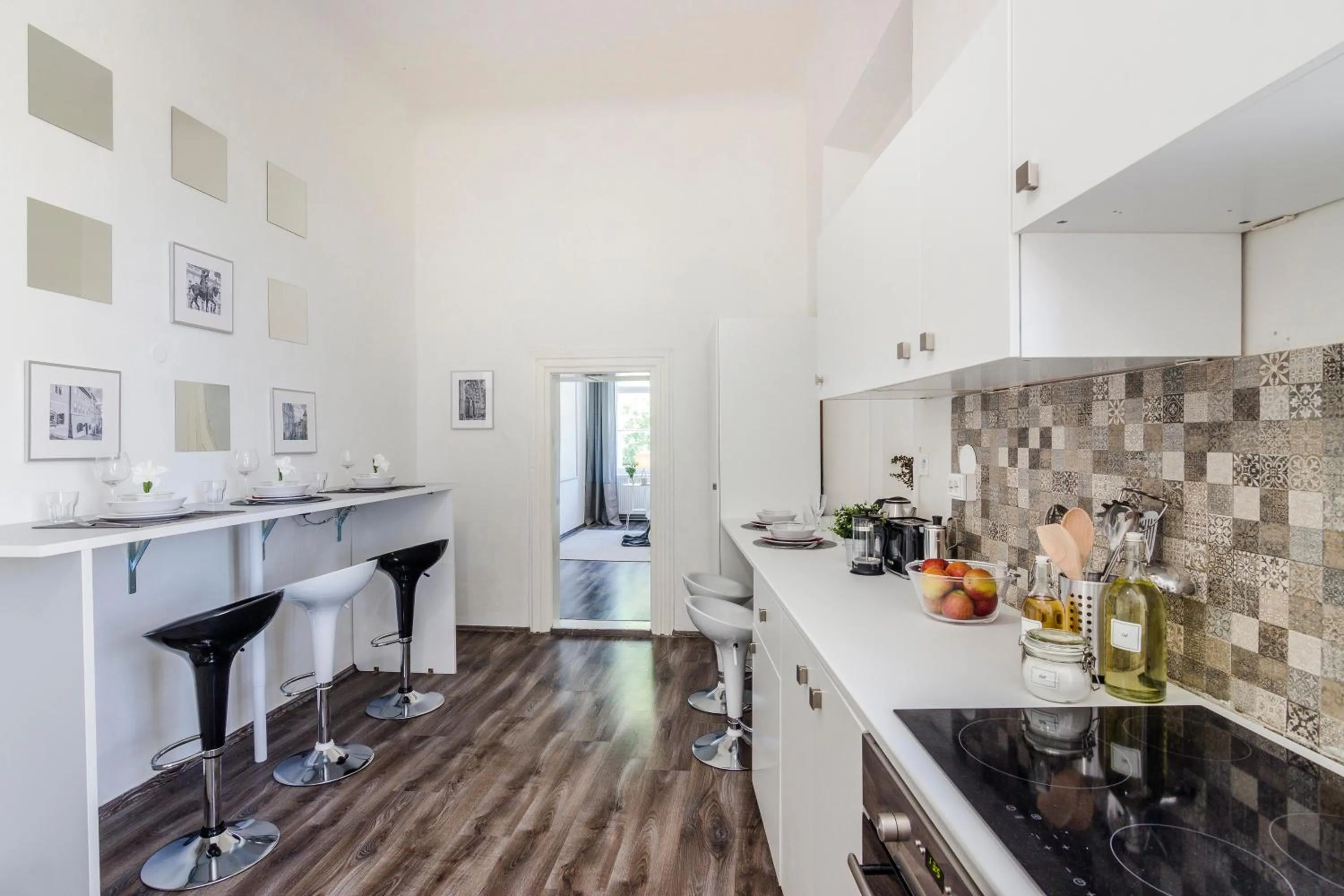 Kitchen or kitchenette in Historic Centre Prague Apartments by Michal&Friends