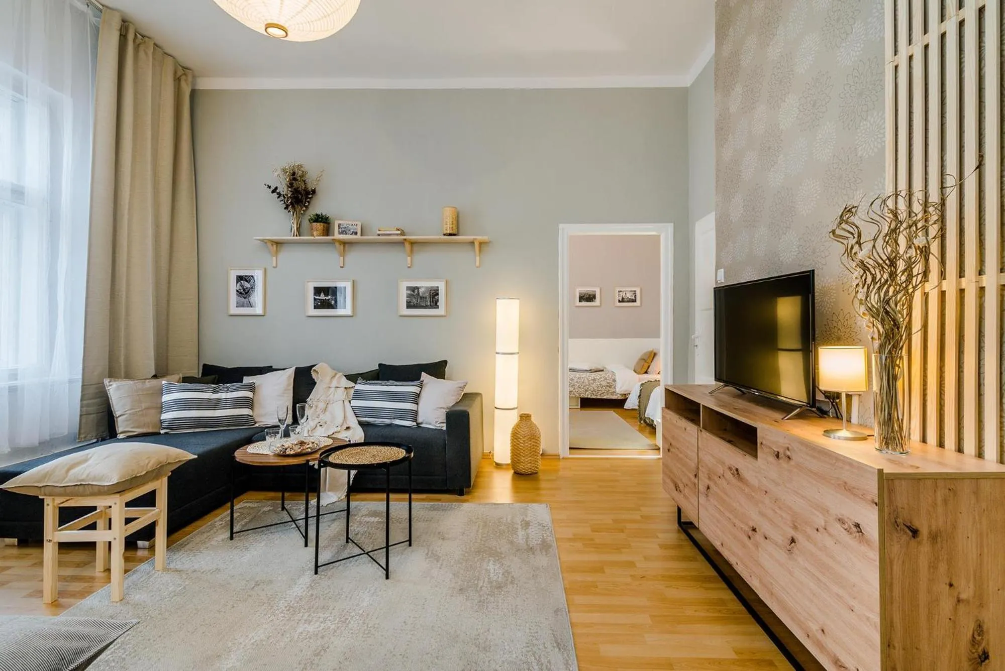 Communal lounge/ TV room in Historic Centre Prague Apartments by Michal&Friends