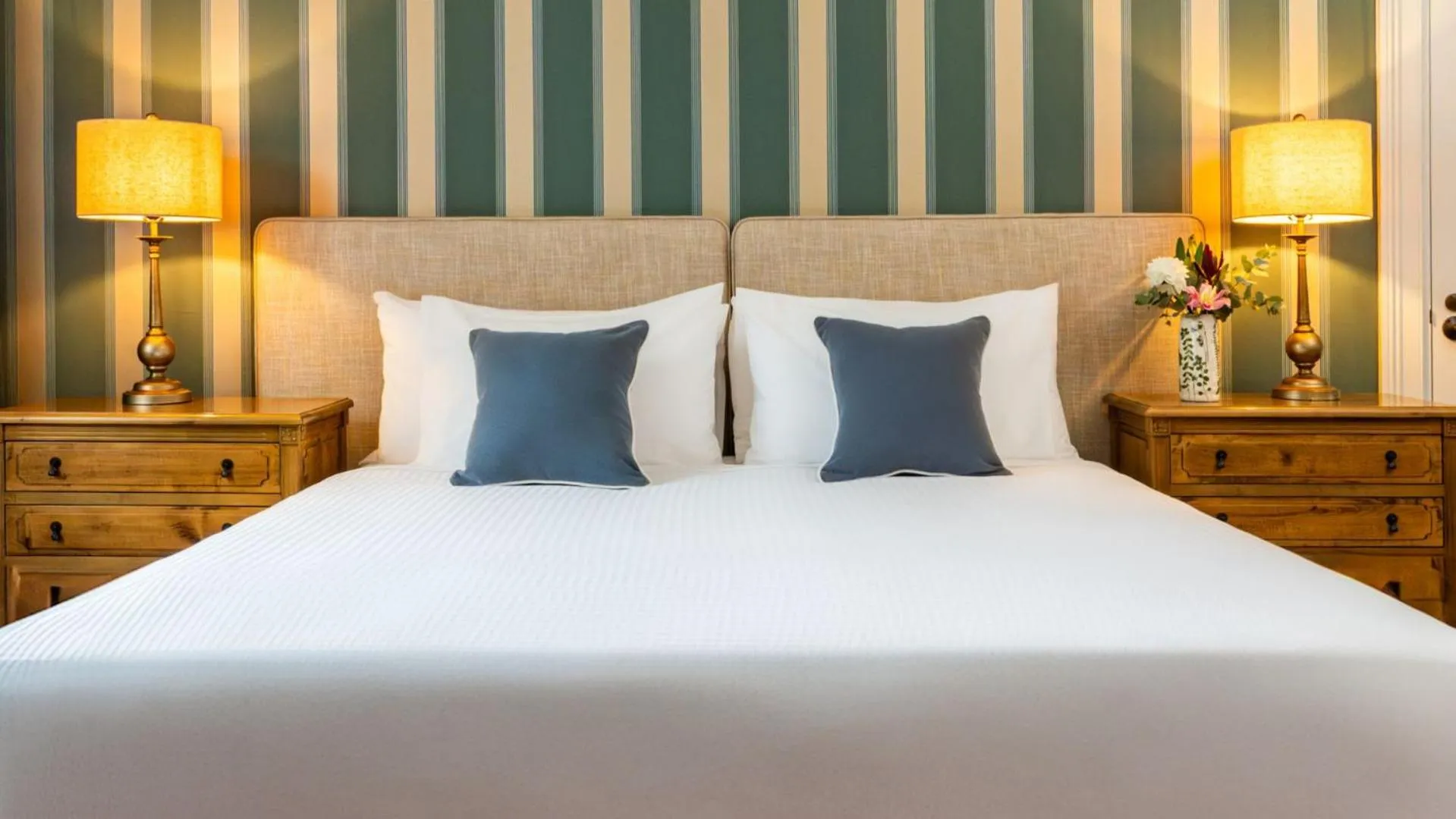 Bed in The Russell Boutique Hotel