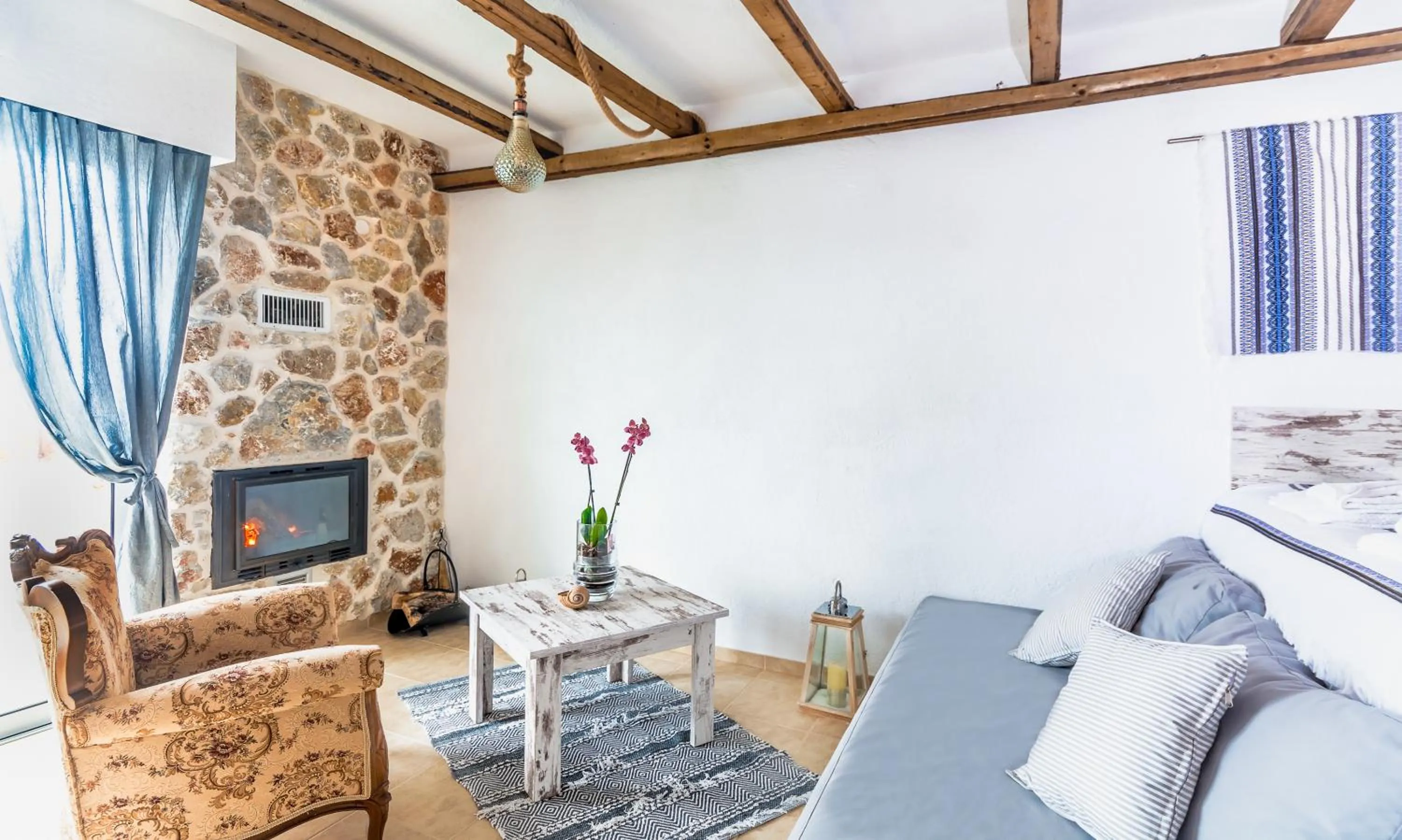 Living room in Limeri Traditional Guest House