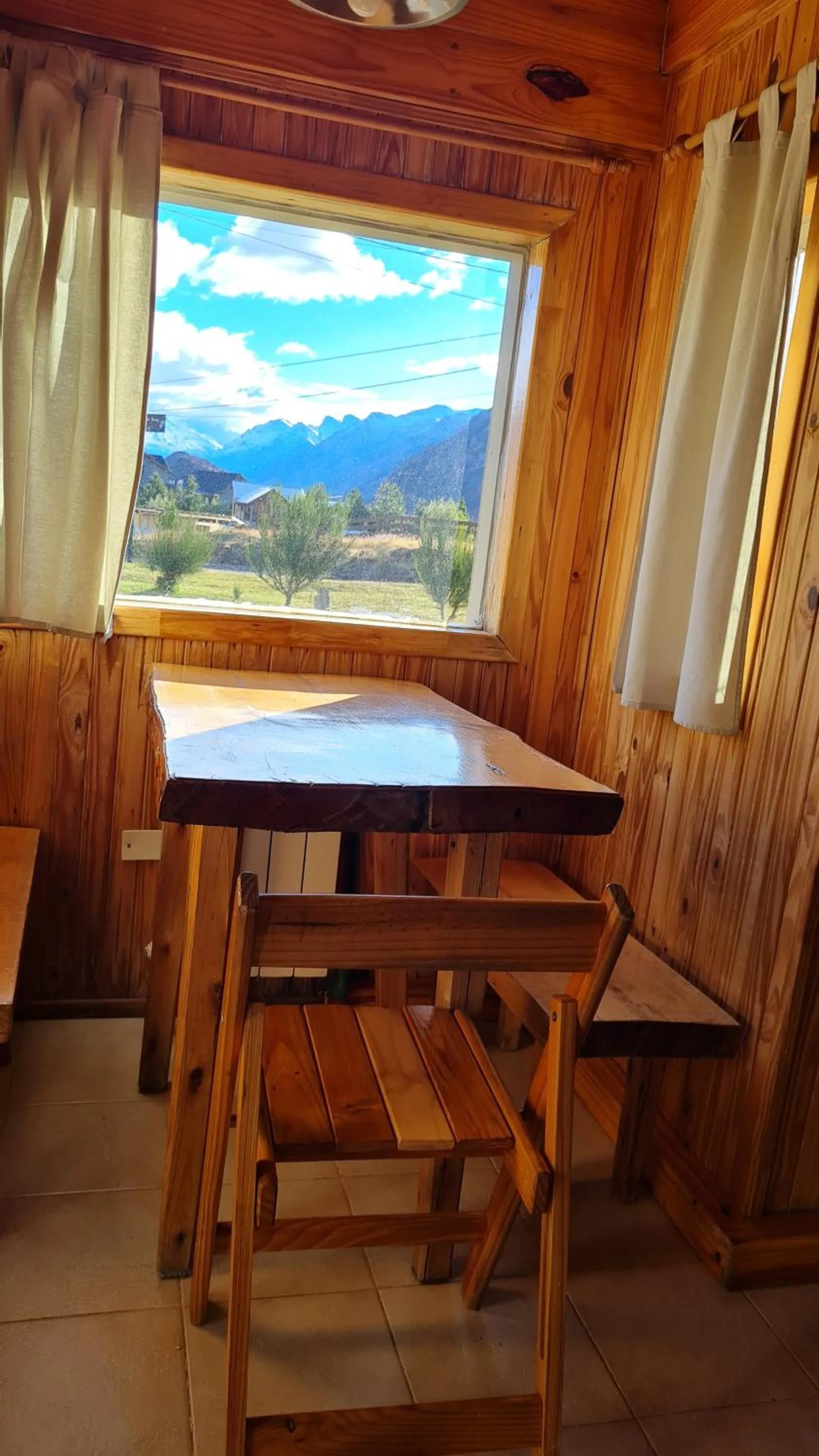 Mountain view in Posada y Cabañas El Barranco