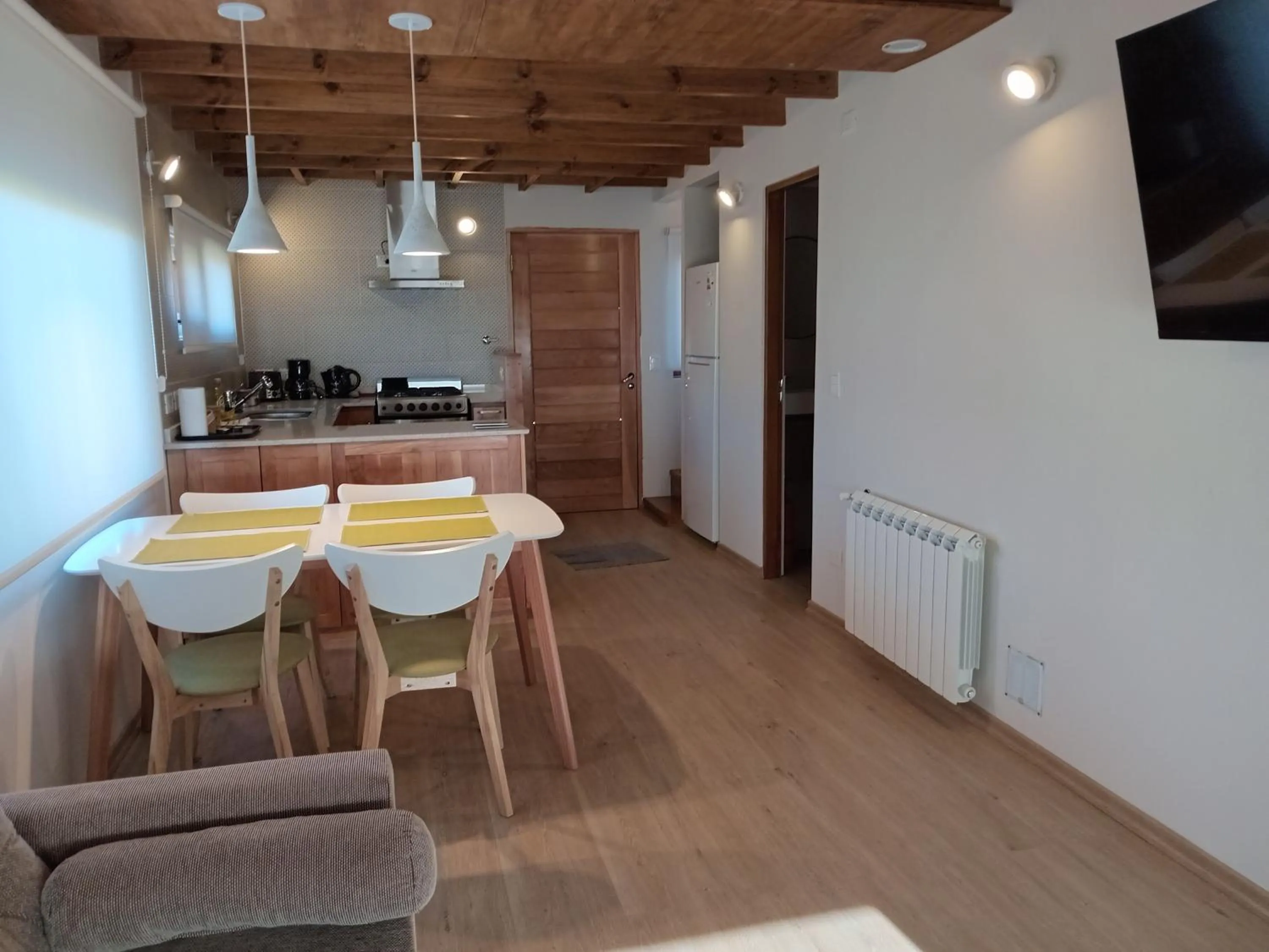 Kitchen or kitchenette in Posada y Cabañas El Barranco