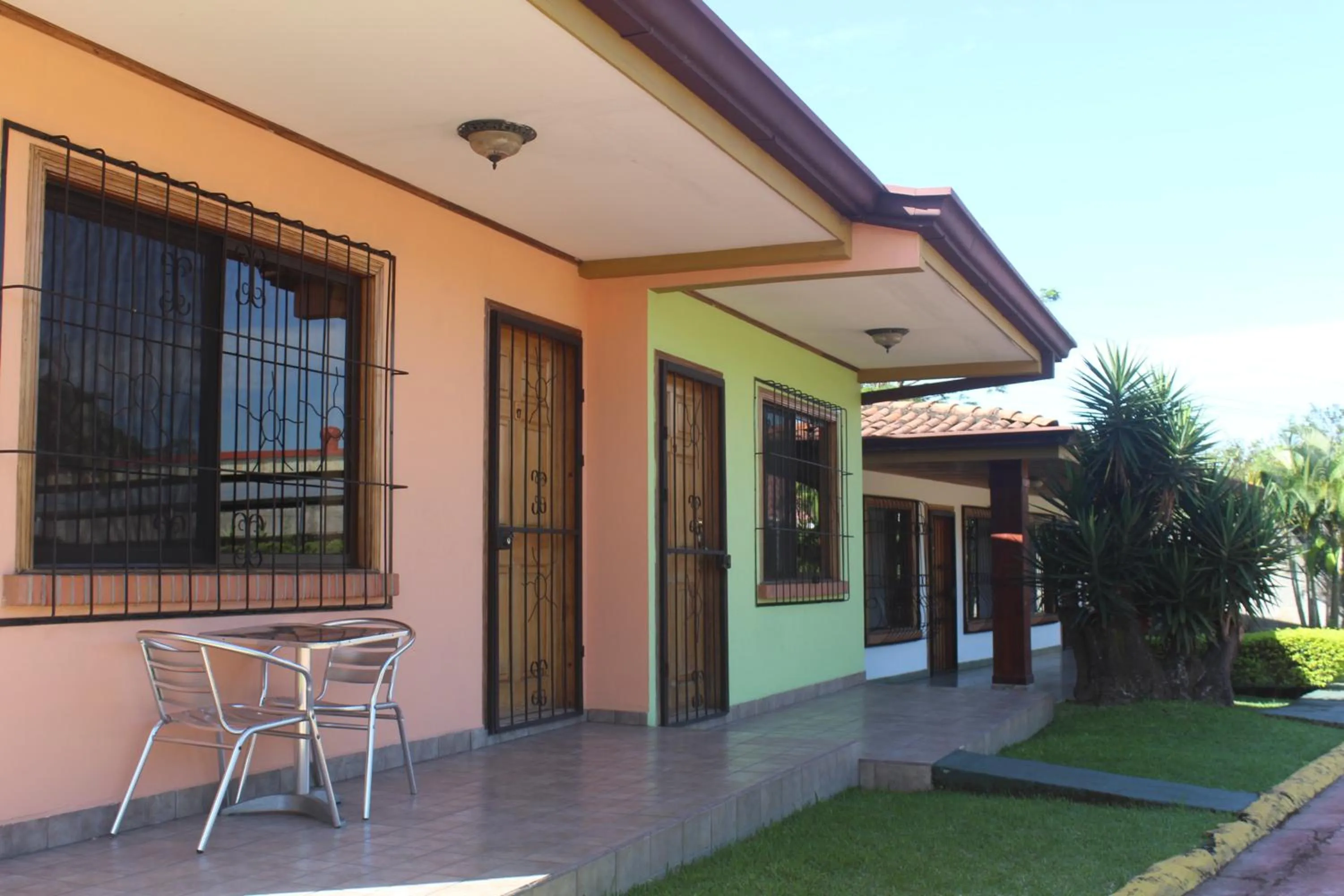 Patio in Hotel Bristol Aeropuerto