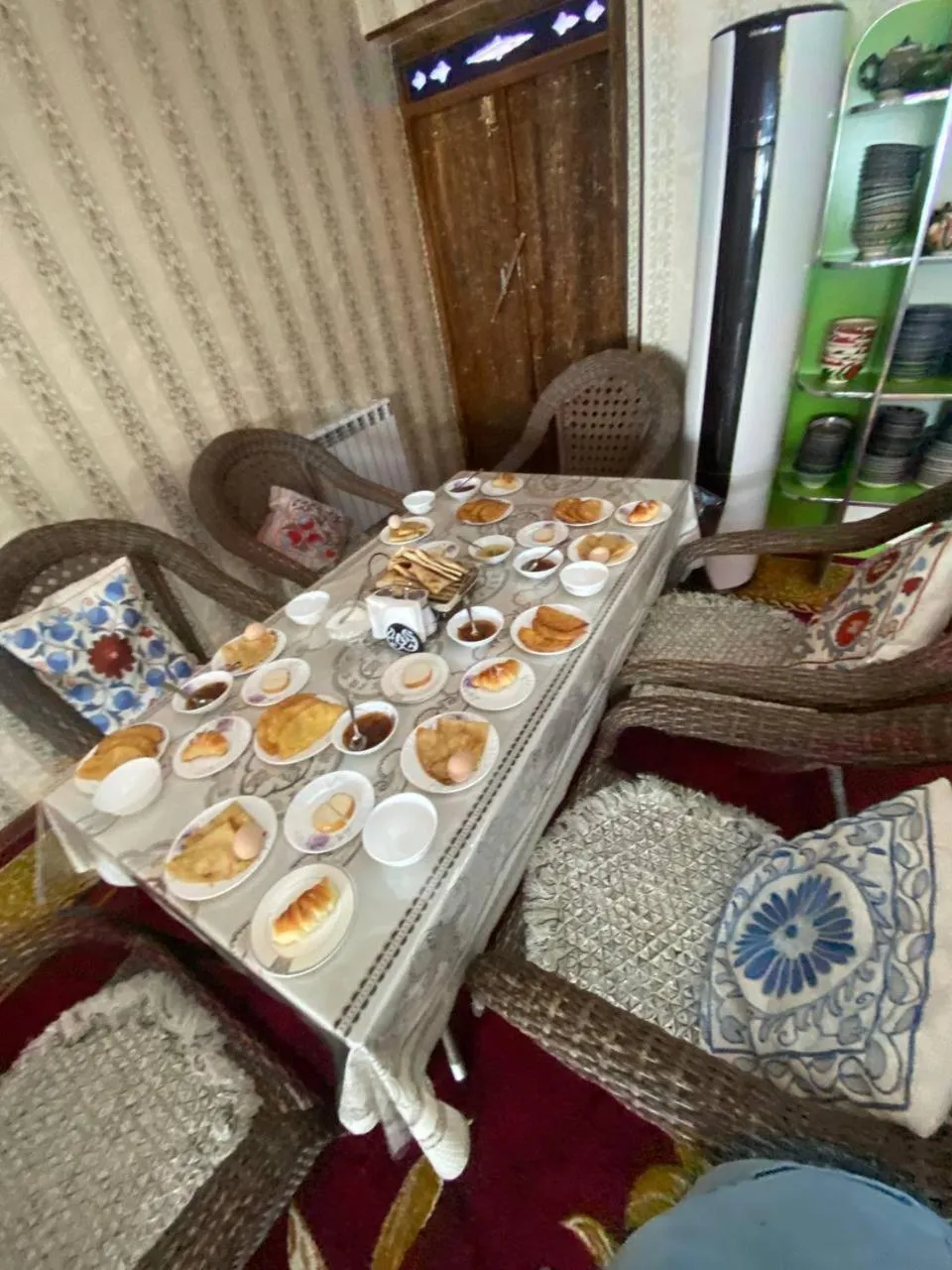 Breakfast in Khiva Otabek B&B