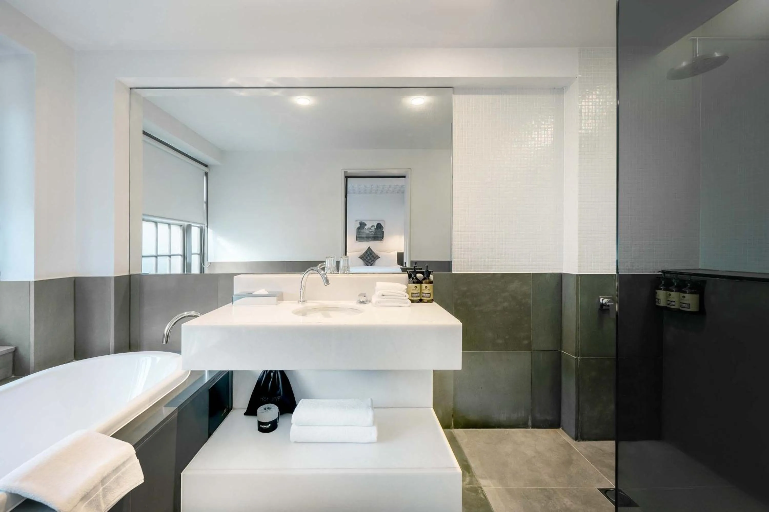 Bathroom in Peppers Gallery Hotel