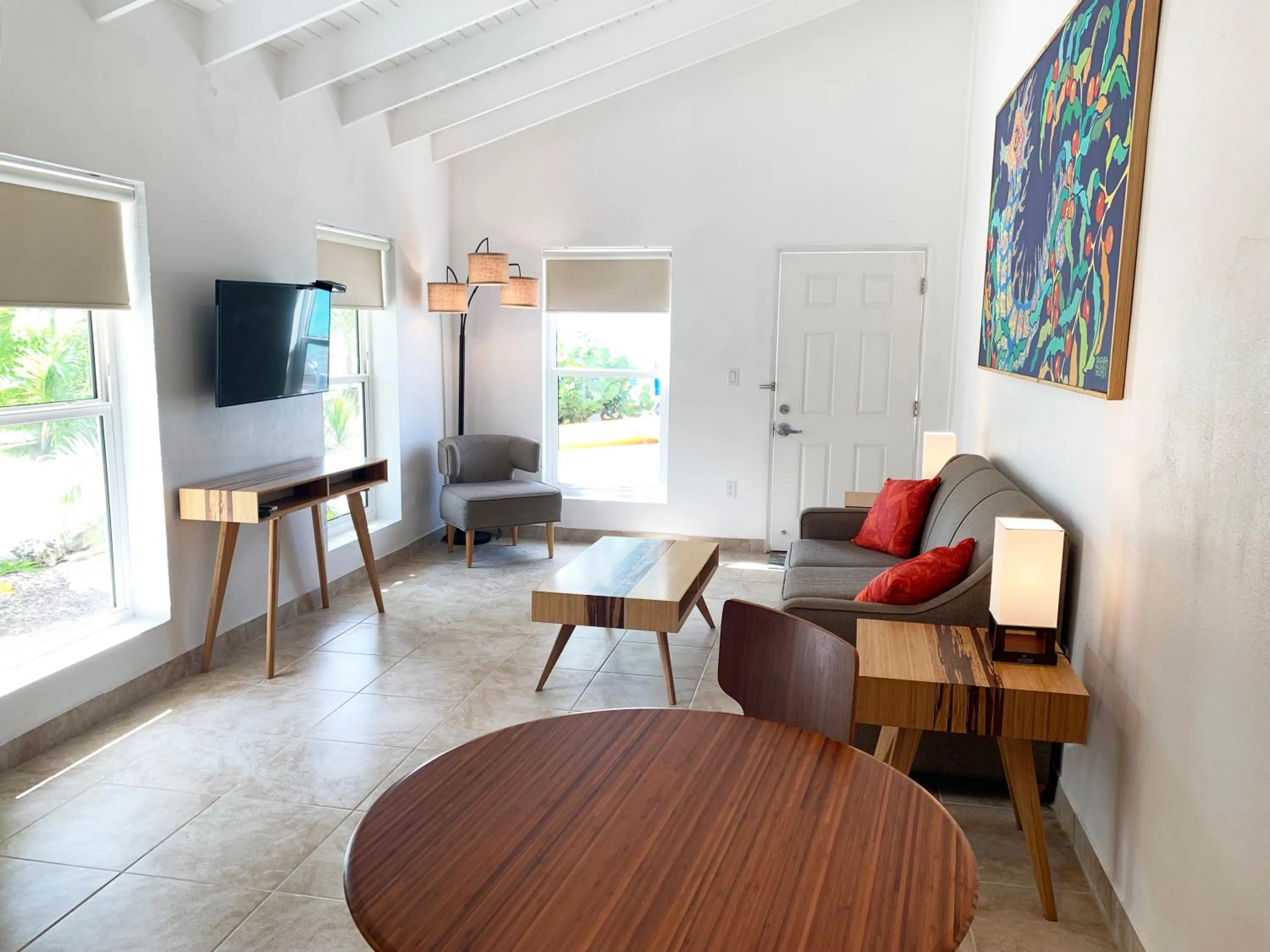 Living room in Sand Castle on the Beach - Adults Only