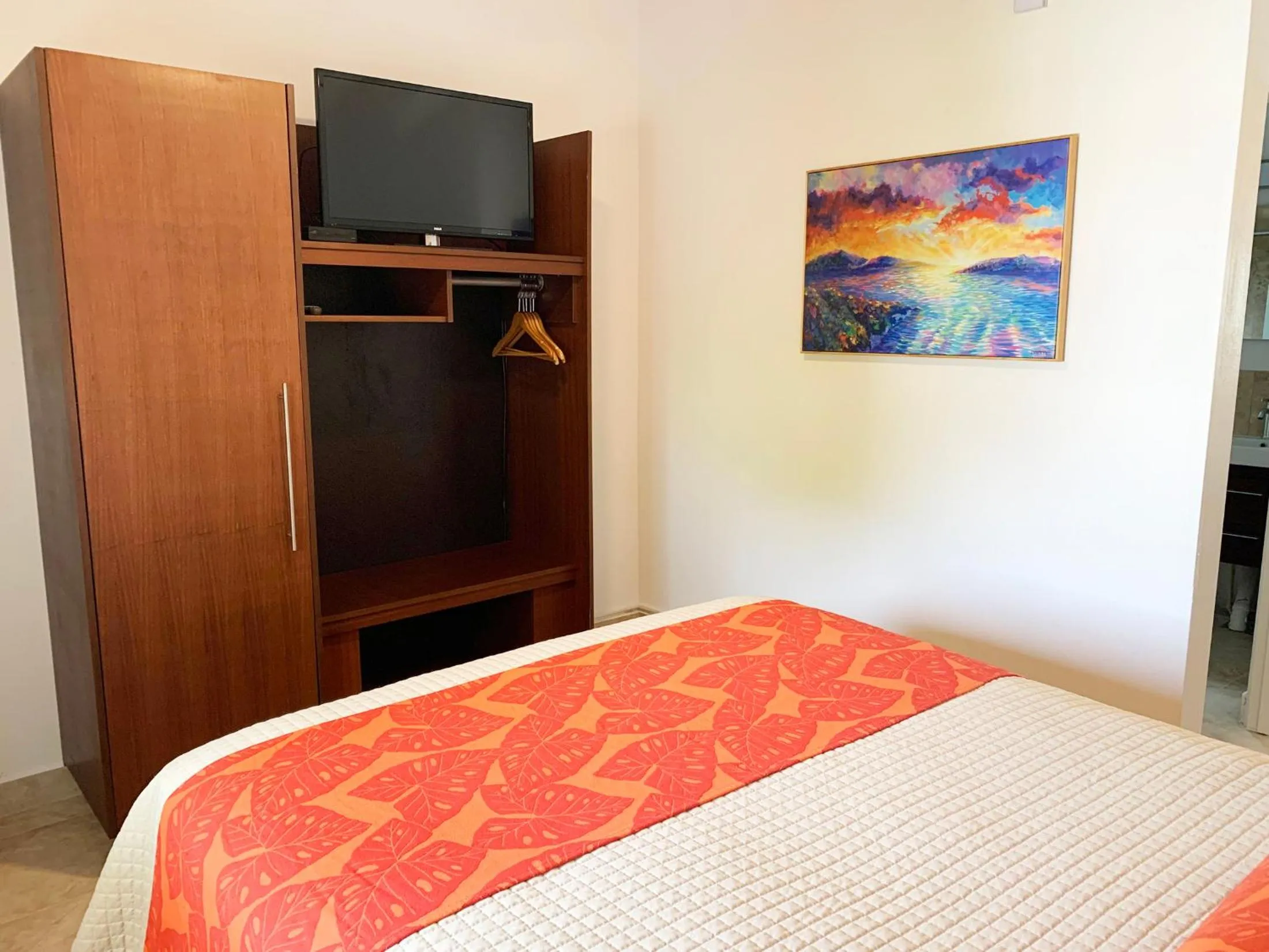 Bedroom, Bed in Sand Castle on the Beach - Adults Only