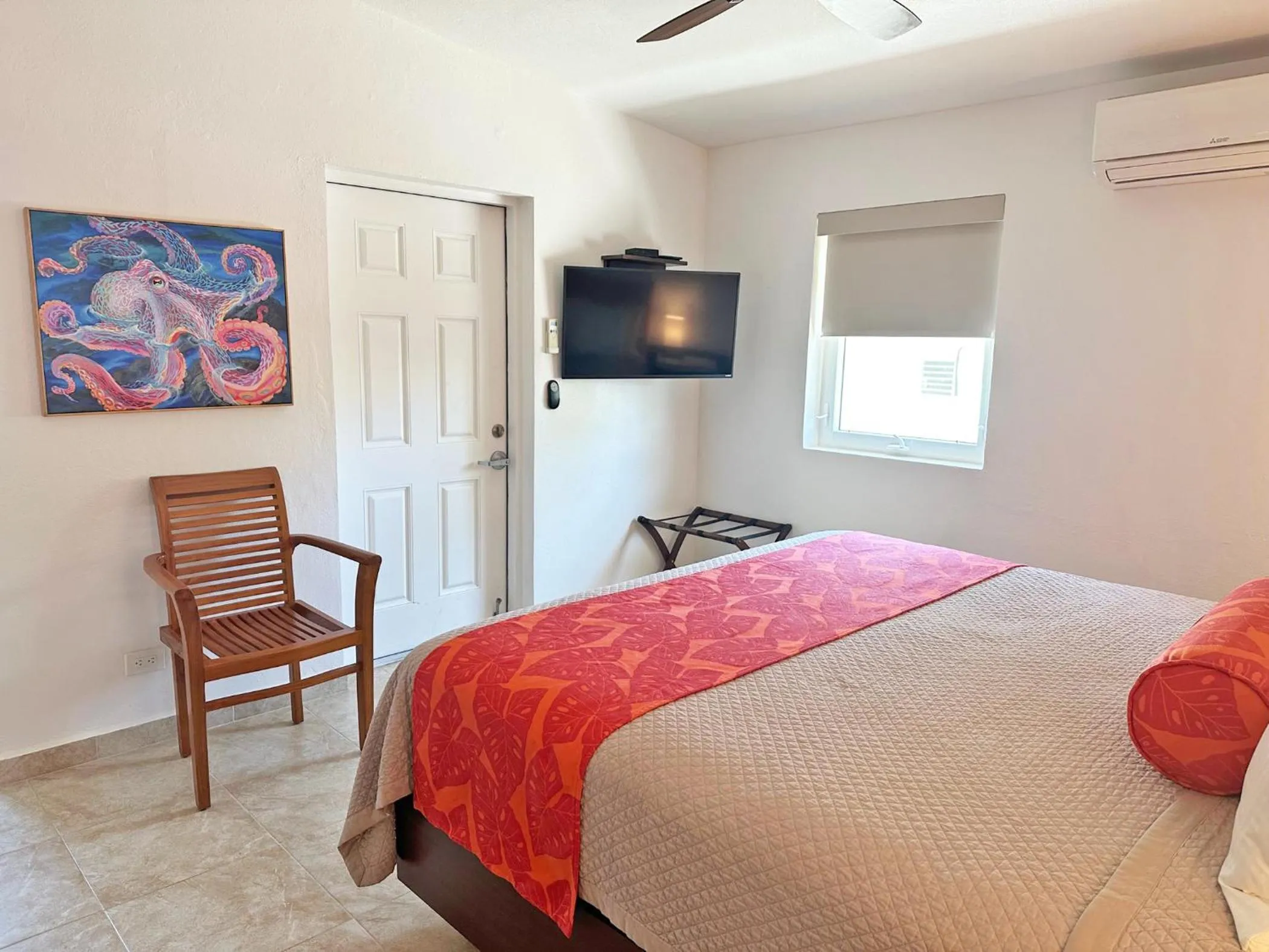 Bedroom, Bed in Sand Castle on the Beach - Adults Only