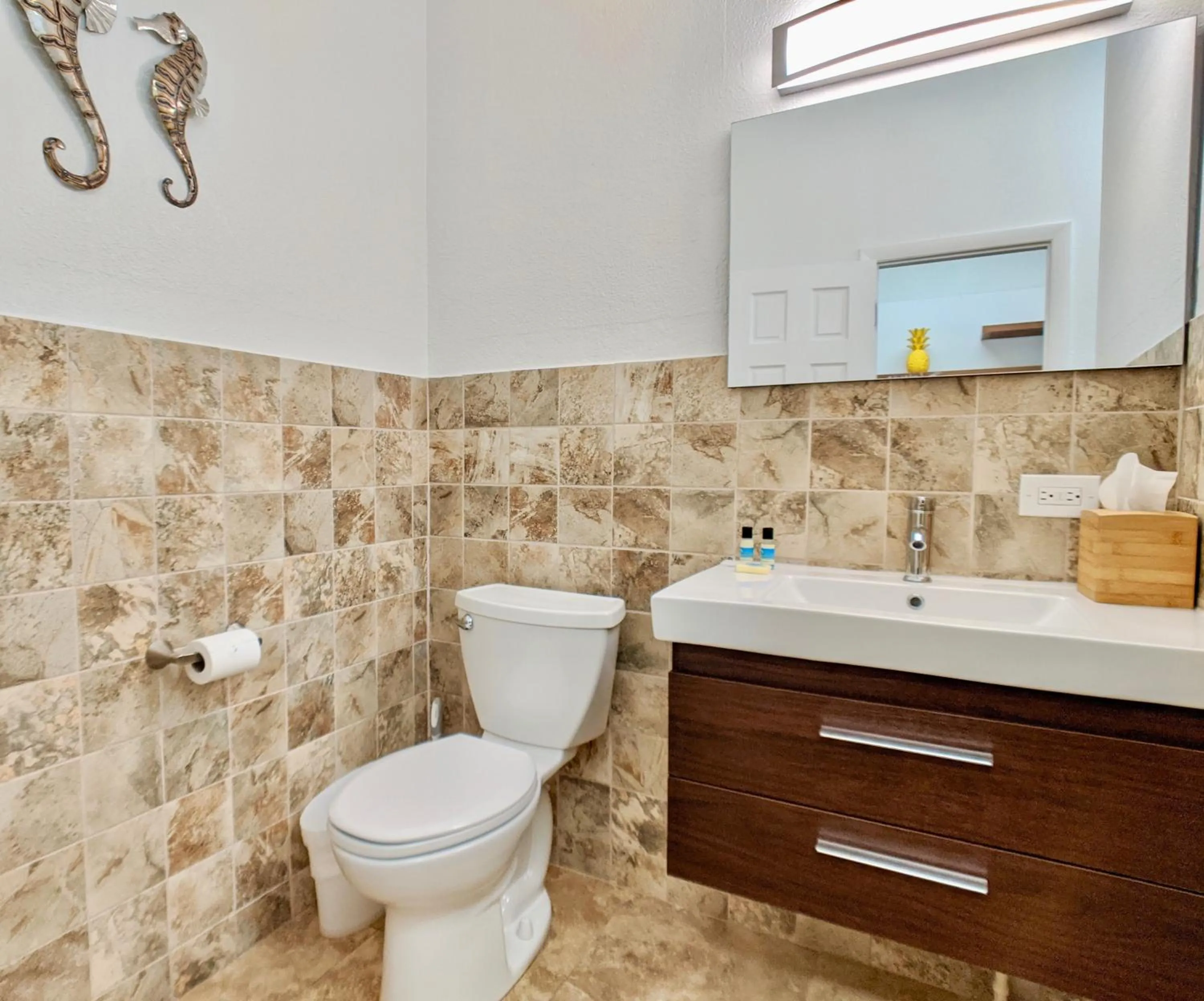 Toilet in Sand Castle on the Beach - Adults Only