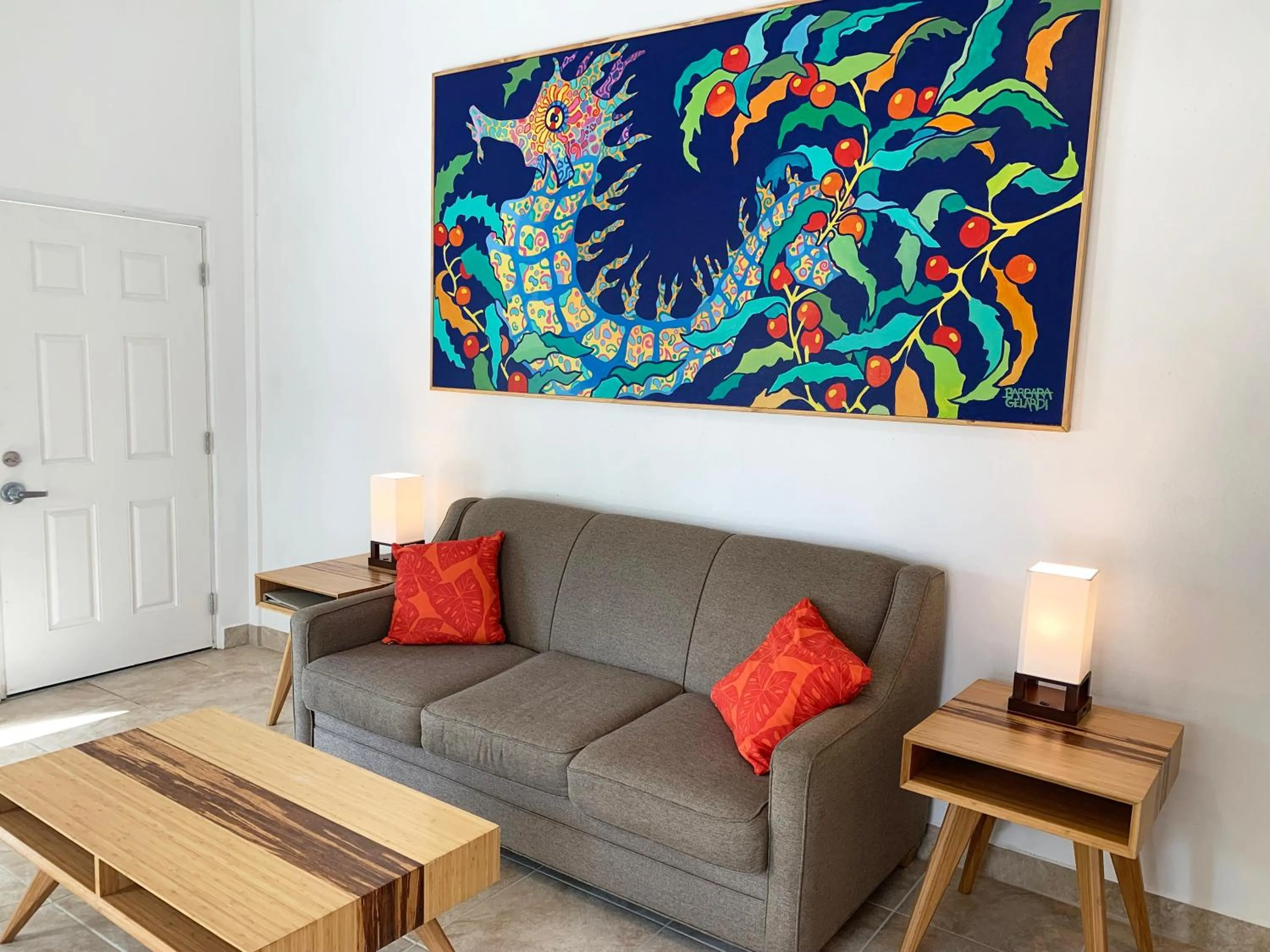 Living room in Sand Castle on the Beach - Adults Only