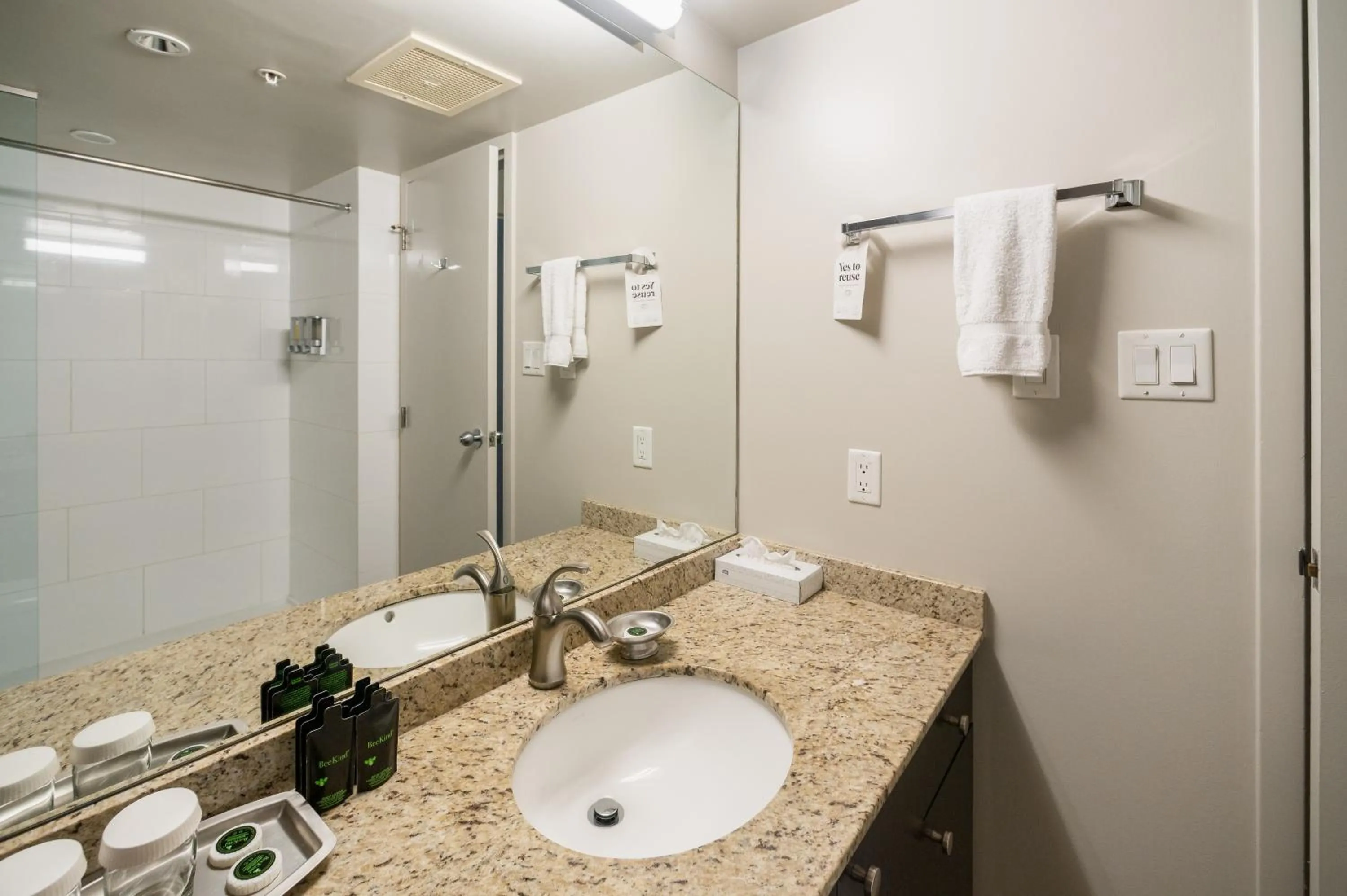Bathroom in Gage Suites at UBC