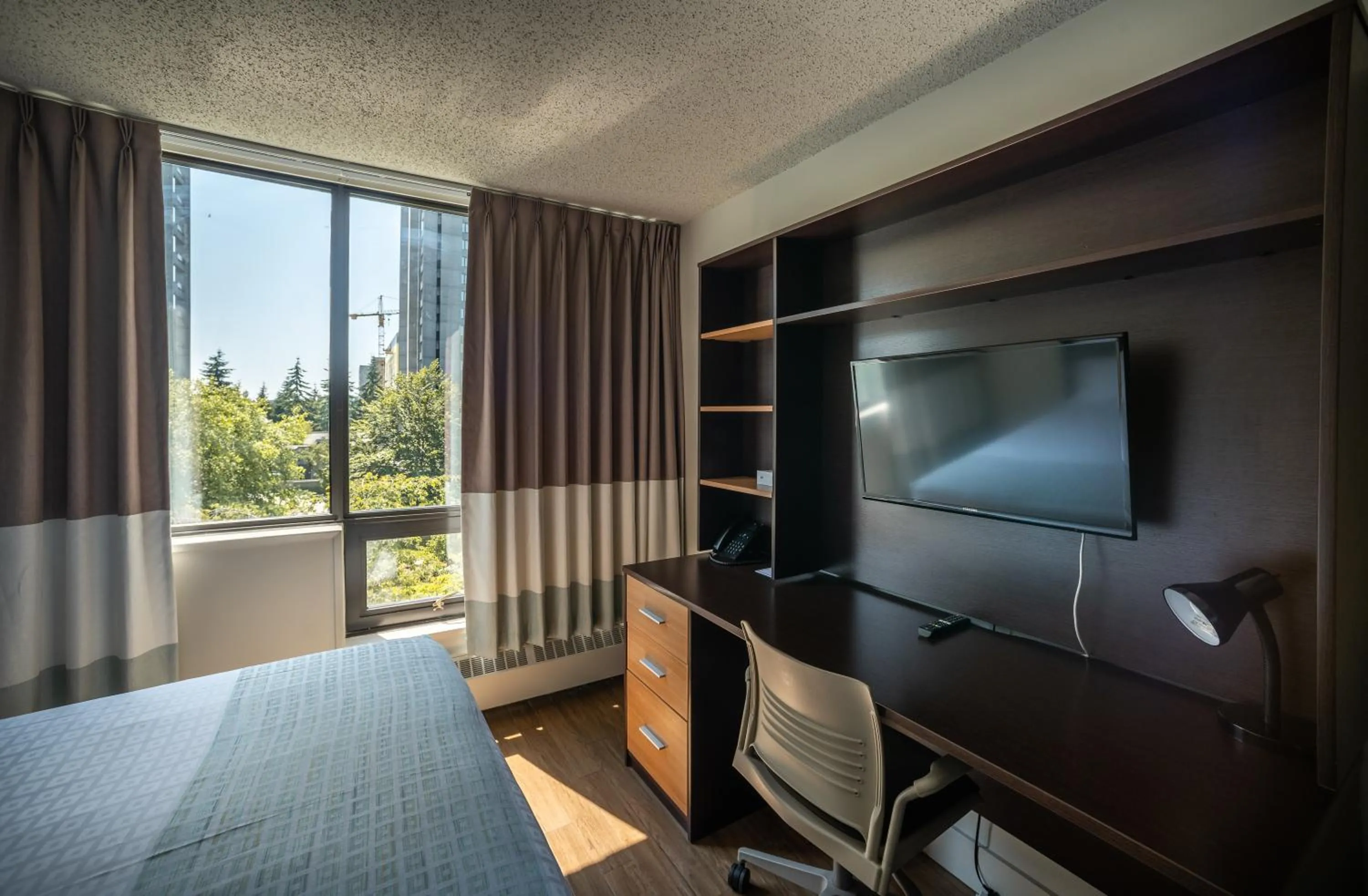 Bedroom, Bed in Gage Suites at UBC