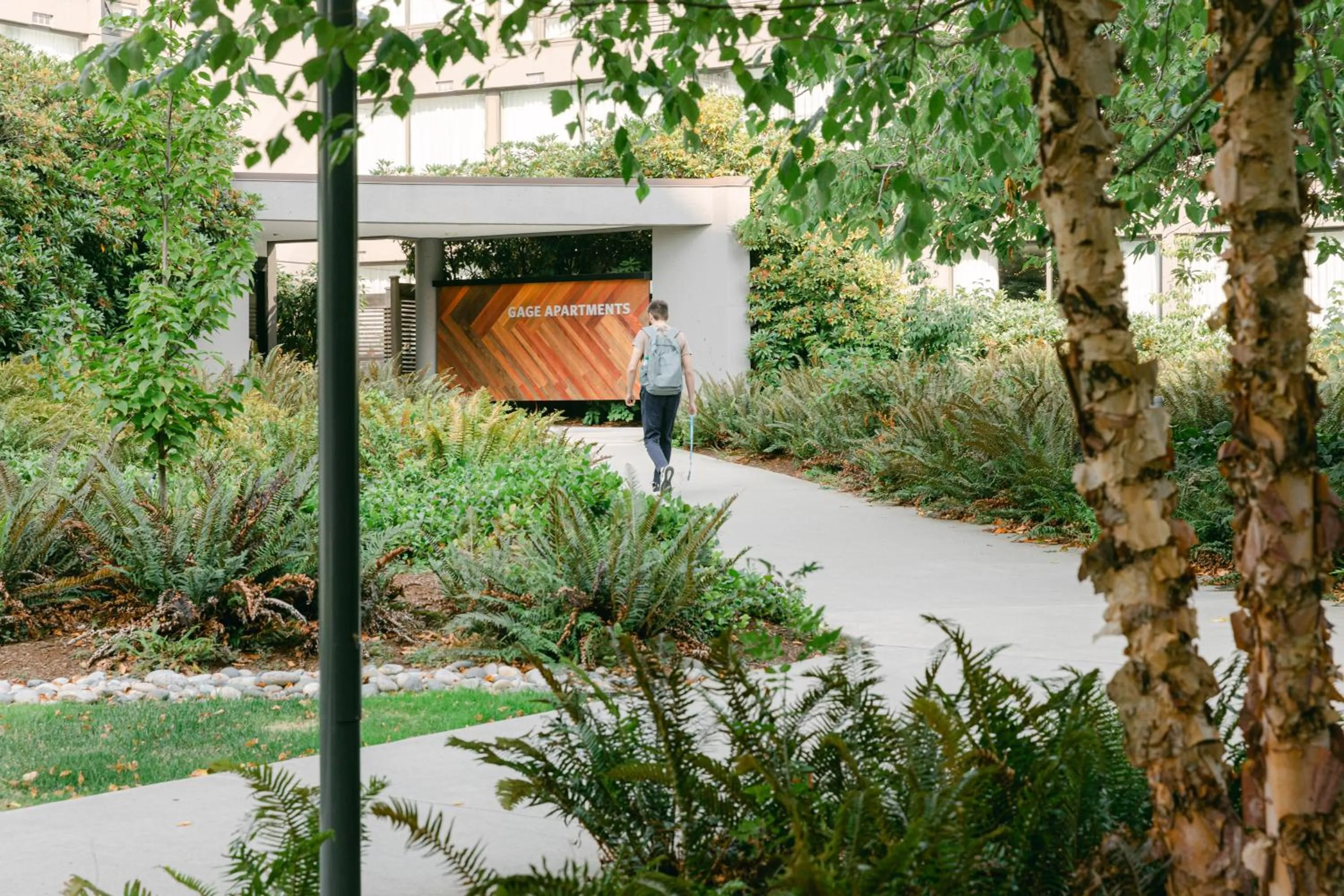 Property building in Gage Suites at UBC