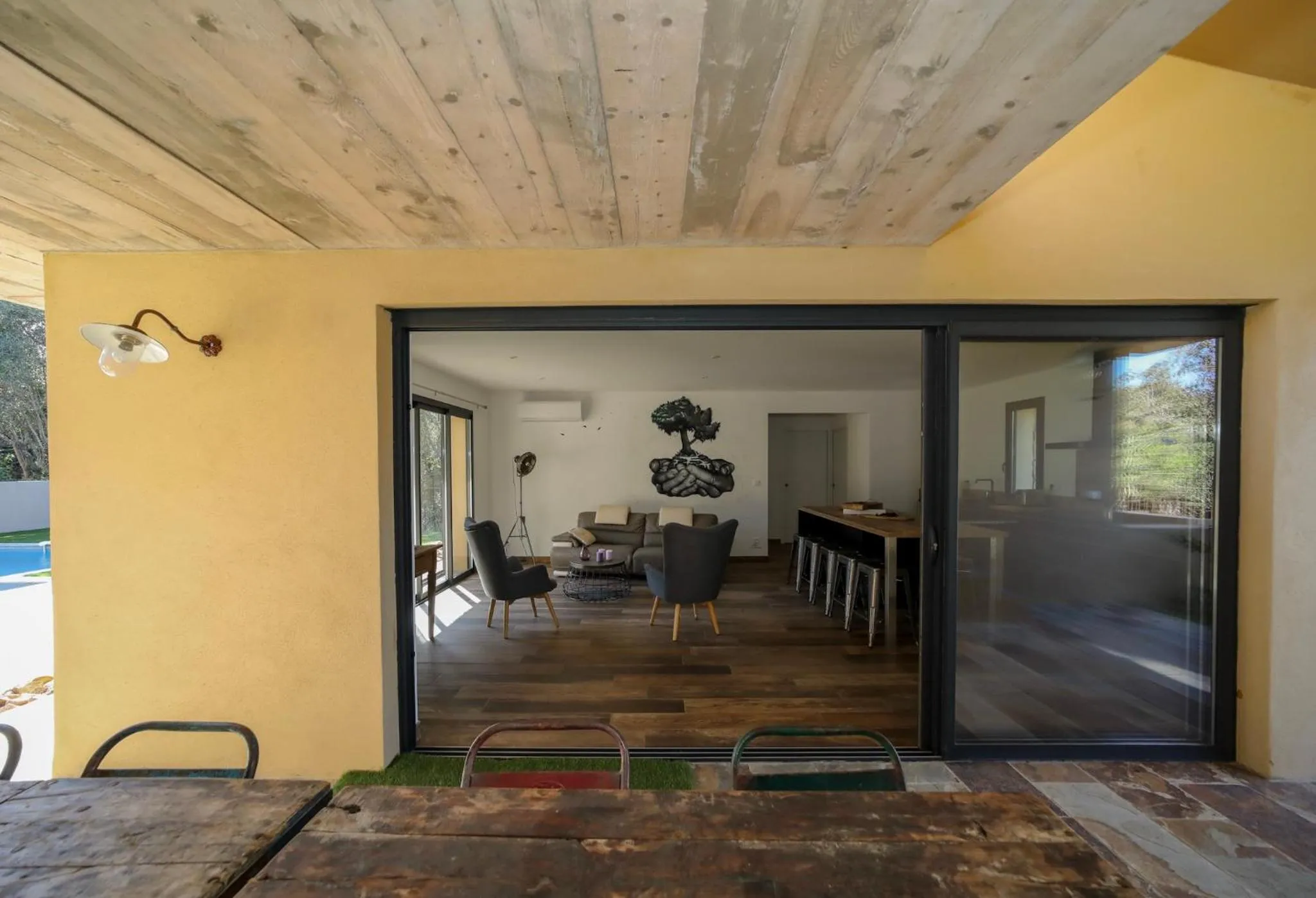 Patio in Hôtel confidentiel Le Grecale