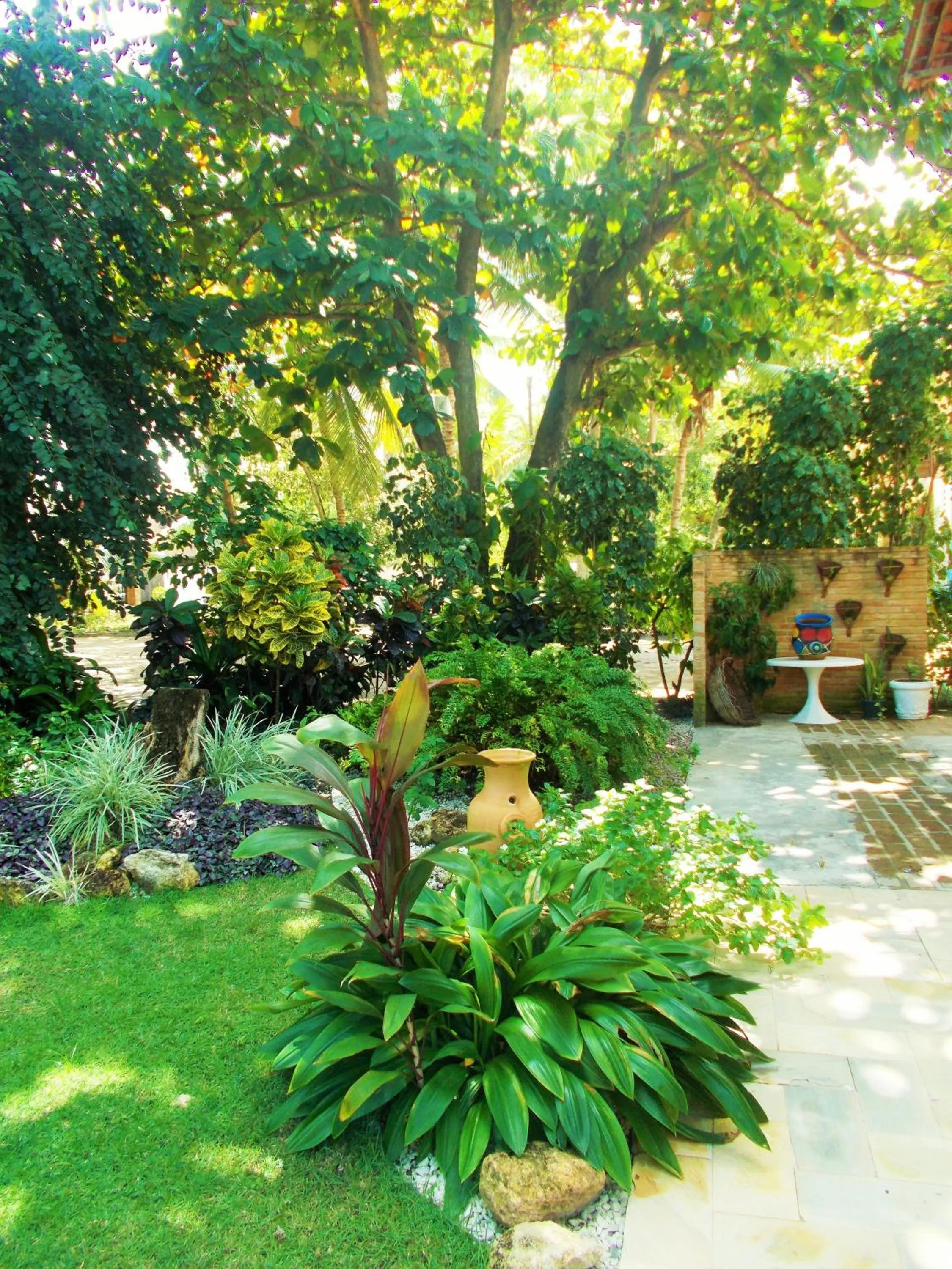 Garden view in Pousada Lua Cheia