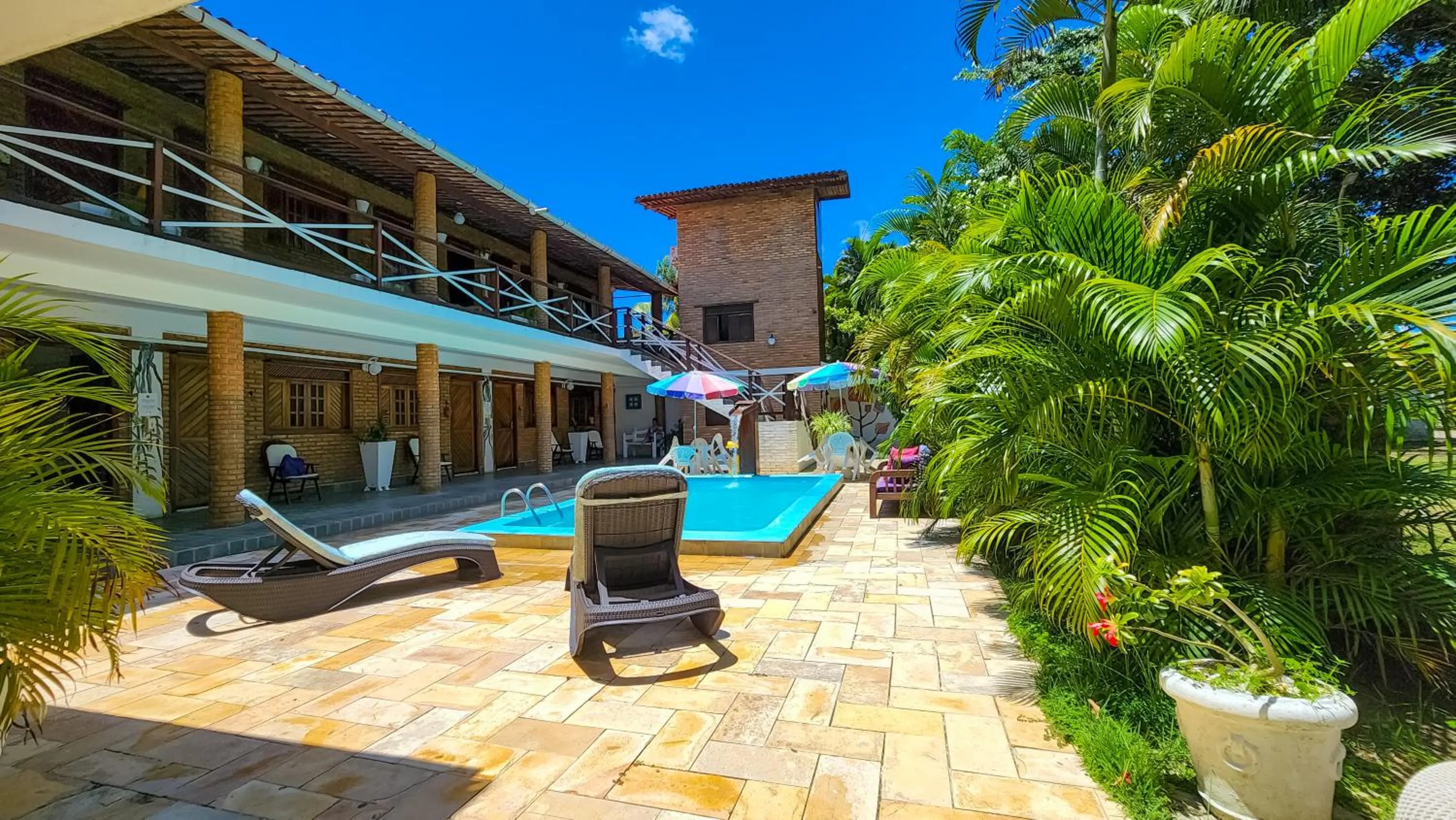 Swimming pool in Pousada Lua Cheia