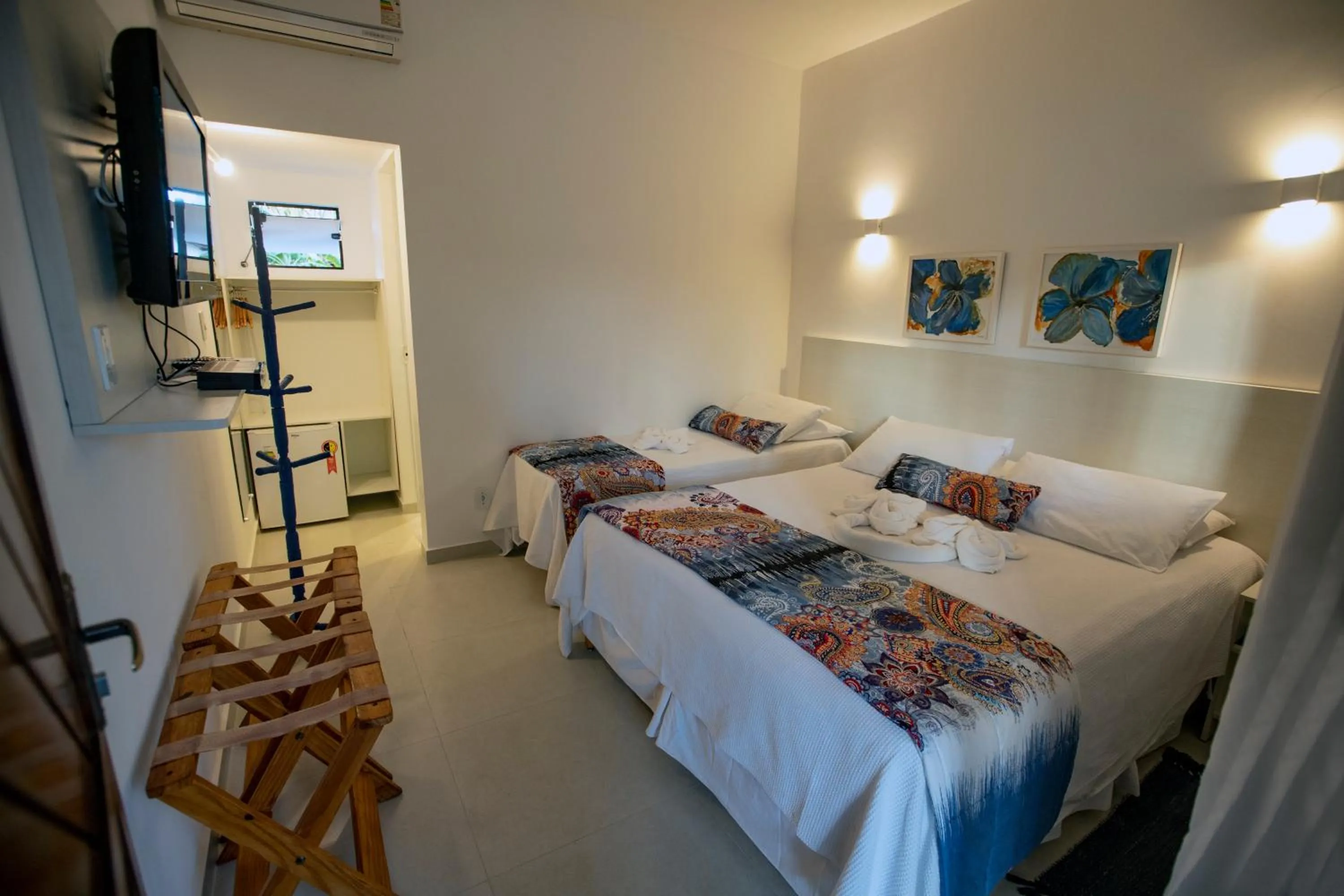 Bedroom, Bed in Pousada Lua Cheia