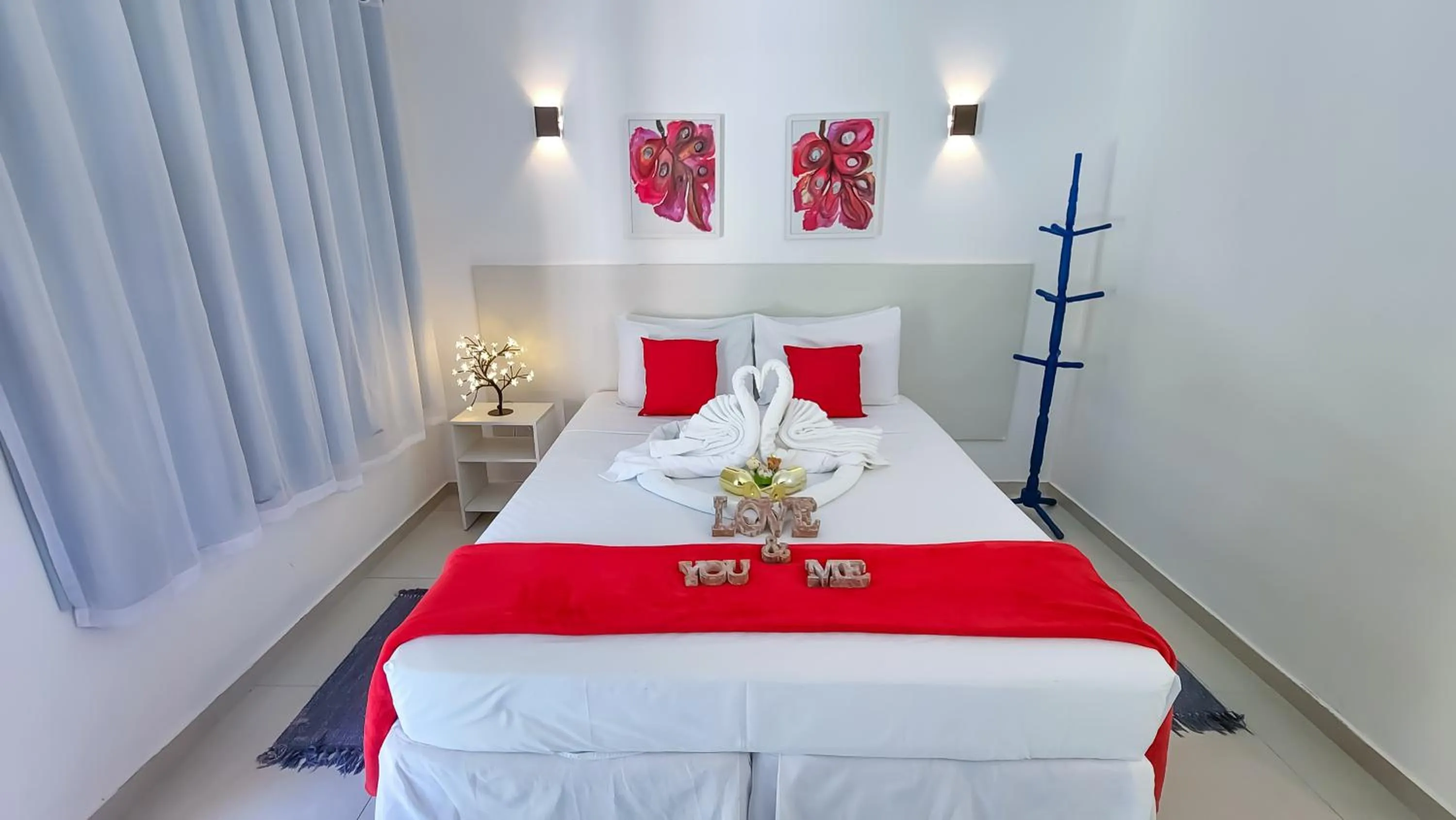 Bed in Pousada Lua Cheia