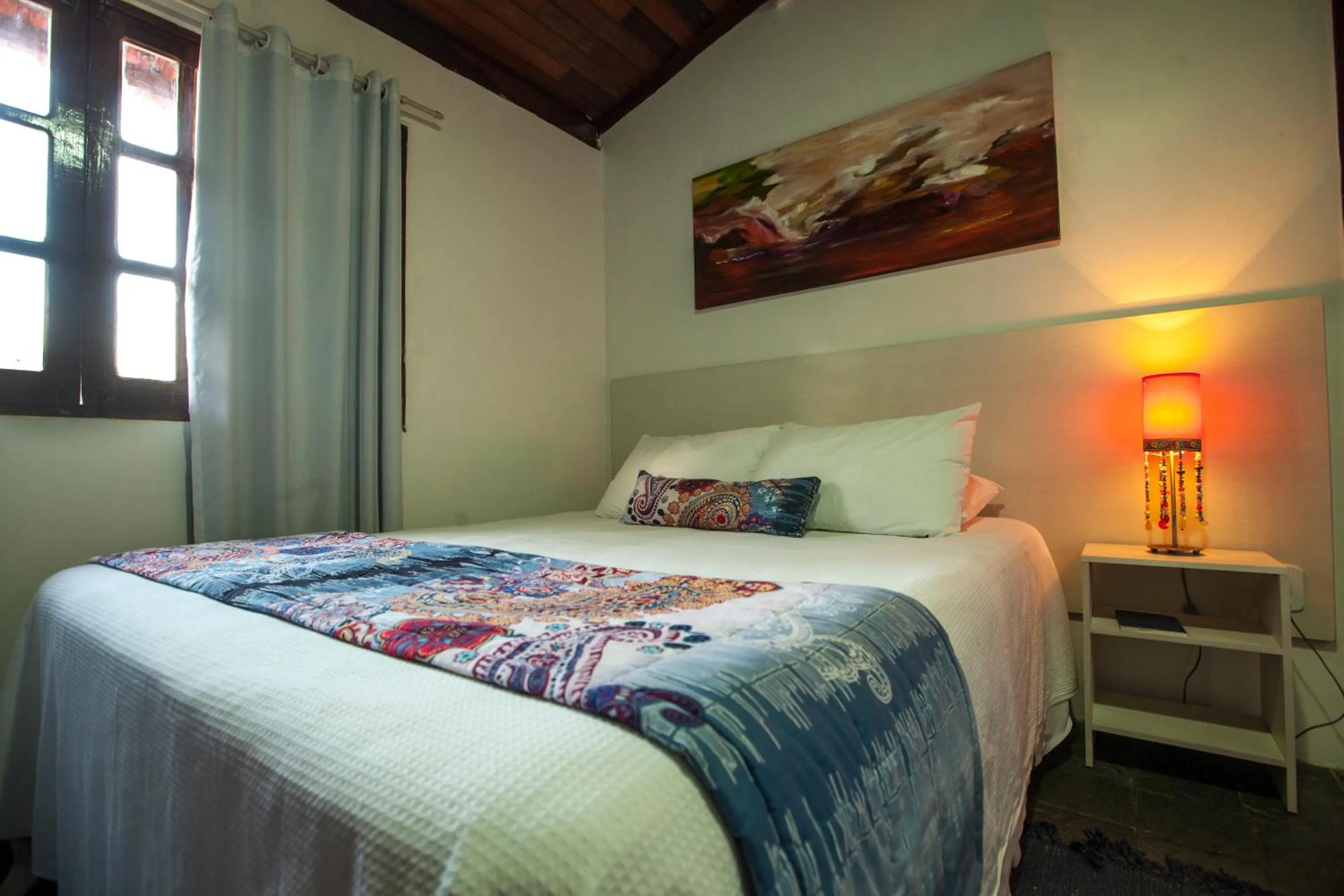 Decorative detail, Bed in Pousada Lua Cheia