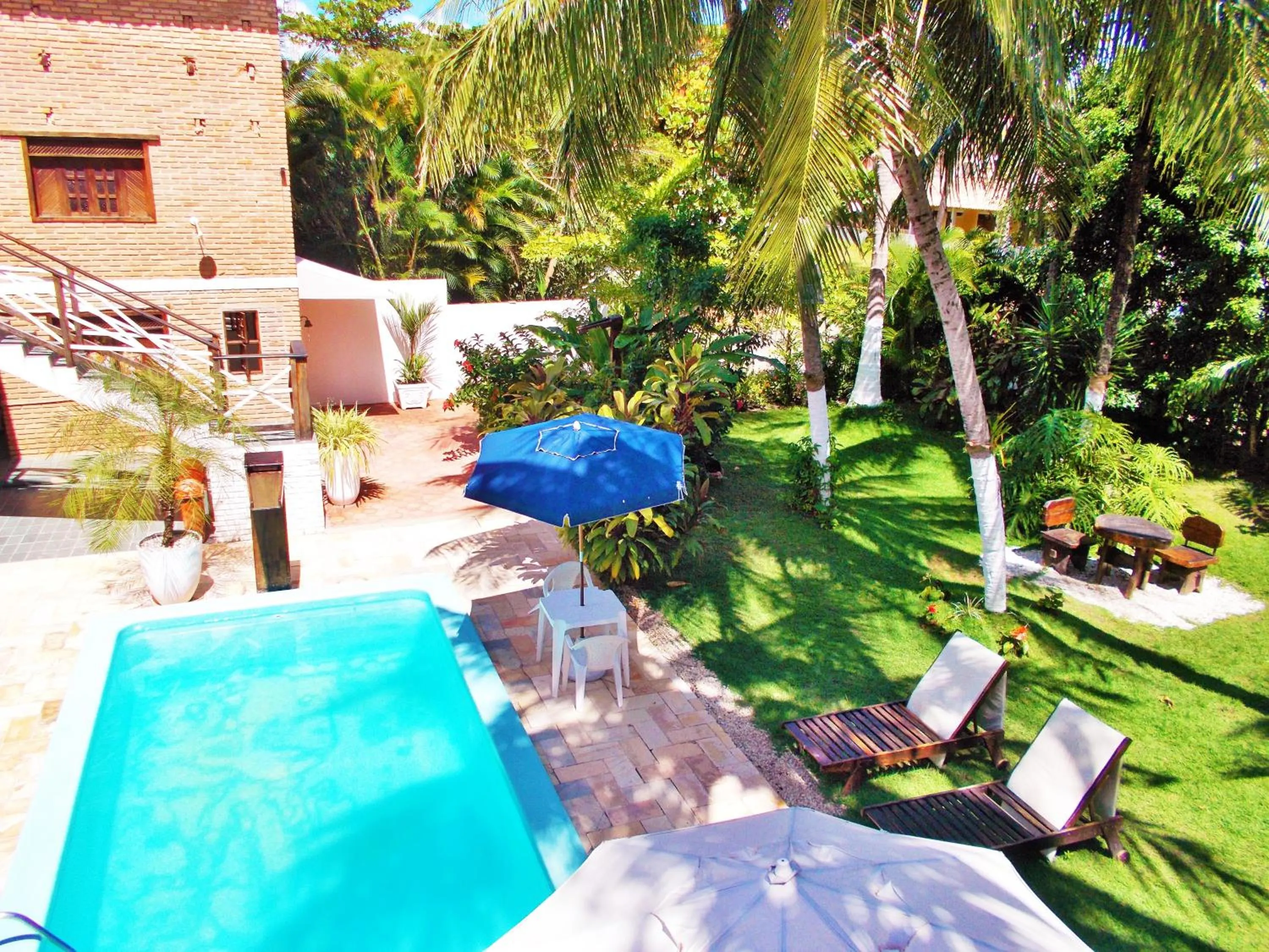 Garden view in Pousada Lua Cheia