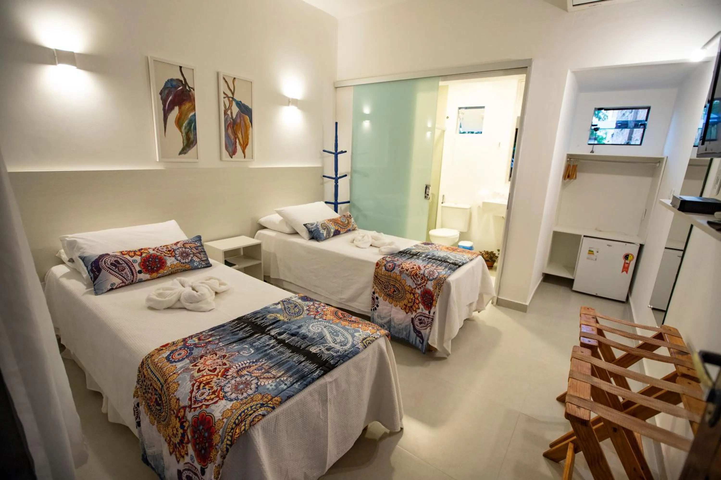 Bedroom, Bed in Pousada Lua Cheia