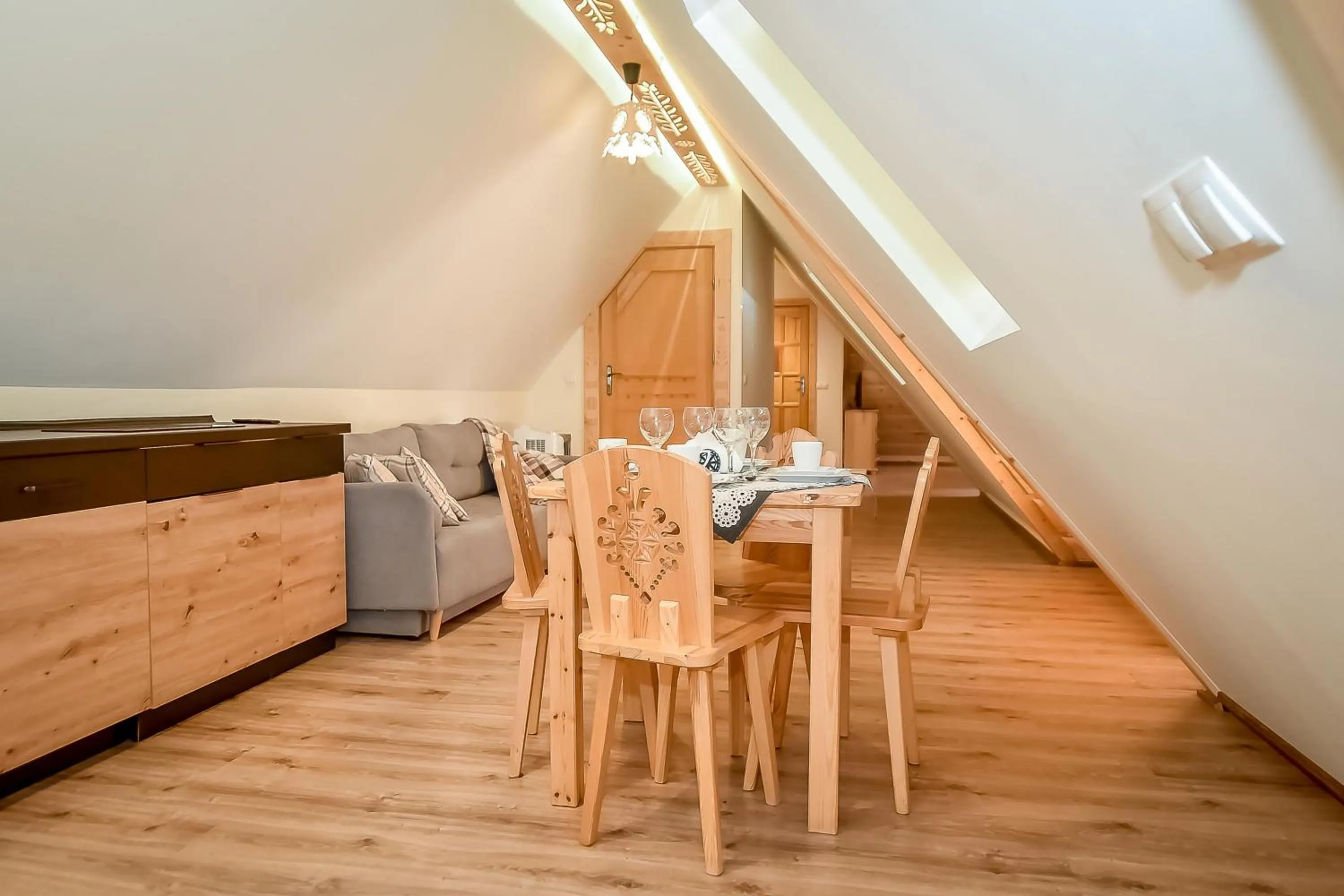 Dining area in Zajazd Teremulka